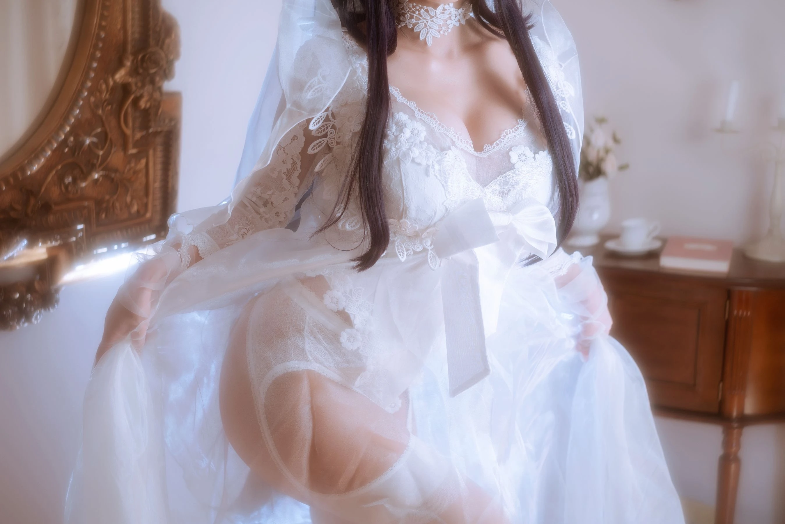 白嫩美少女鬼畜瑶 – 婚纱插图5