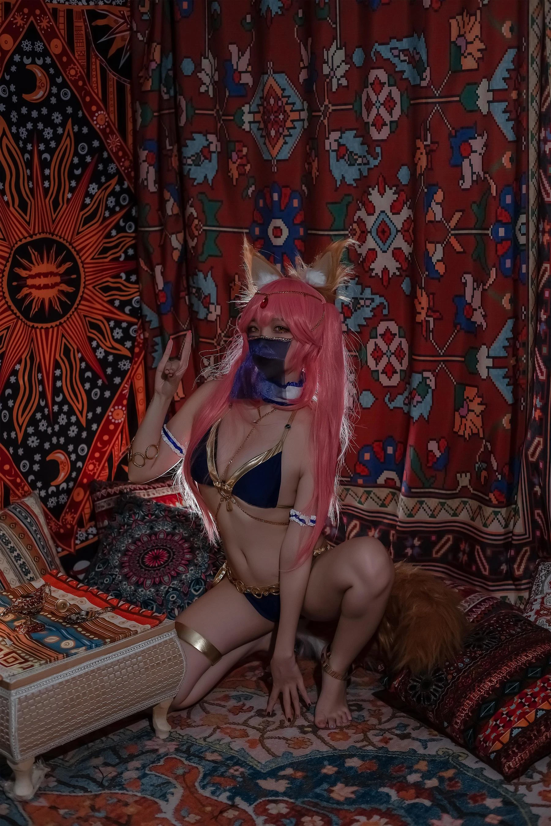 人气Coser二佐Nisa – 玉藻前舞娘插图5