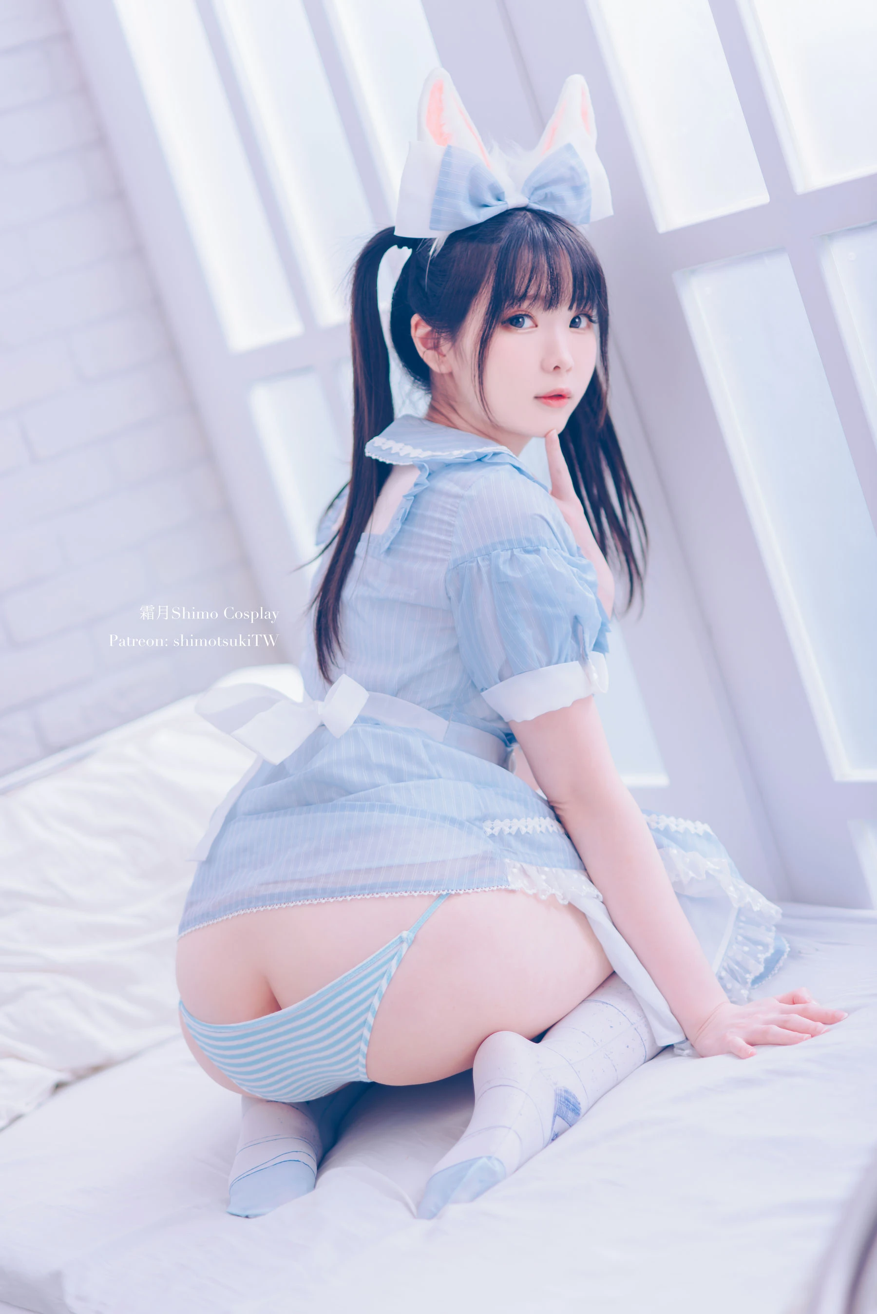 微博妹纸霜月shimo – 女仆裙插图7