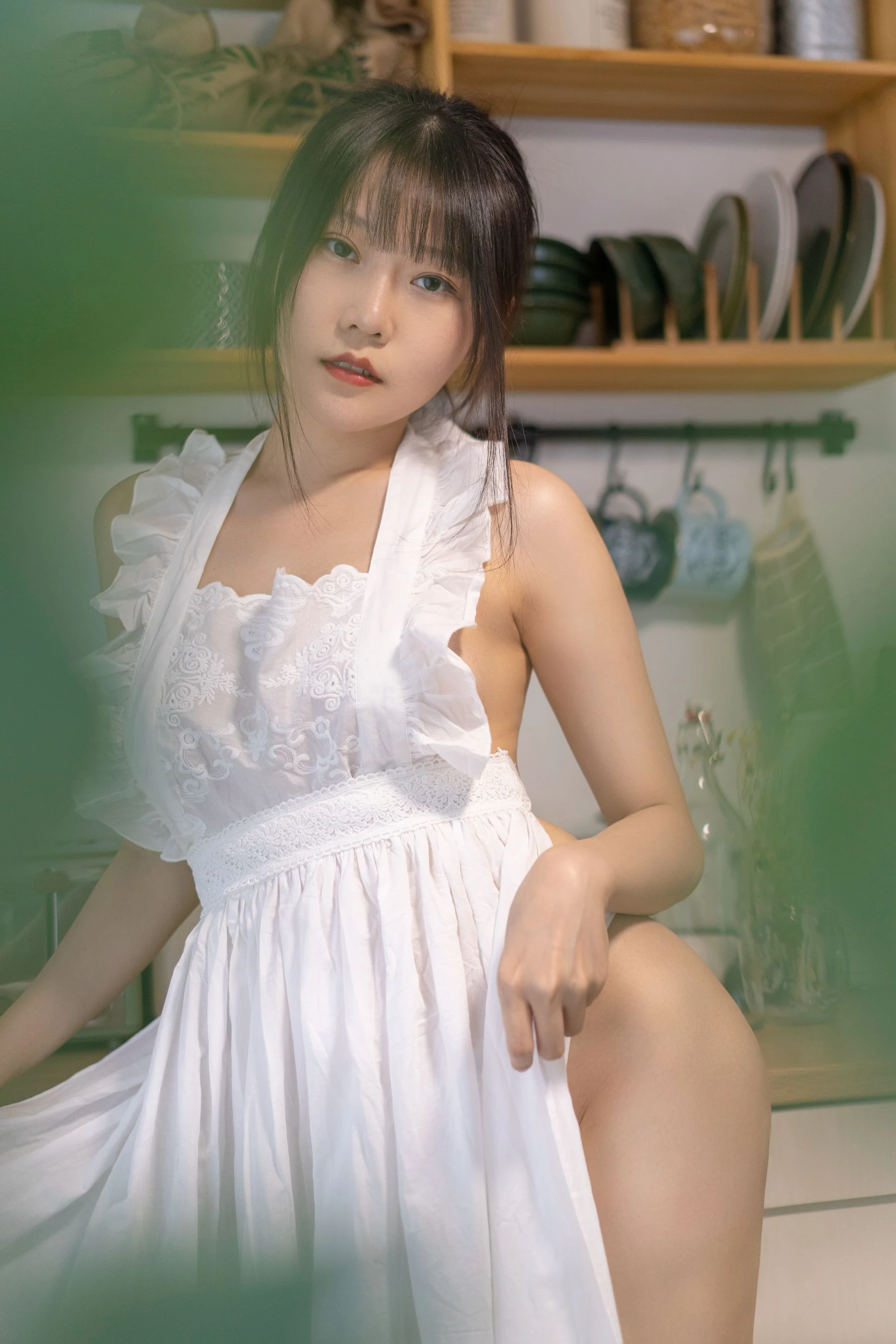 香草喵露露写真 – 厨娘插图1