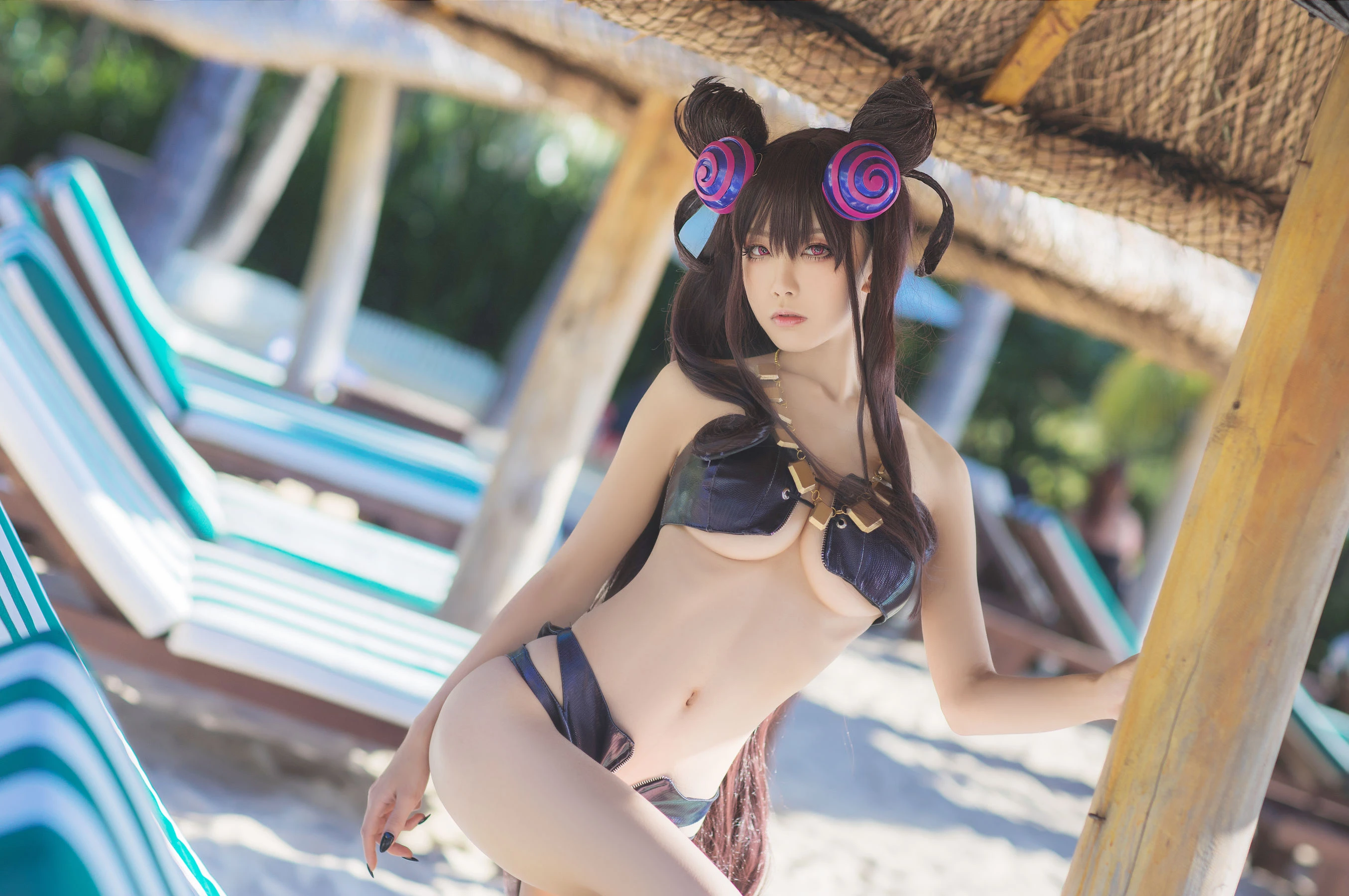 动漫博主水淼aqua – 紫式部水着Ver插图5