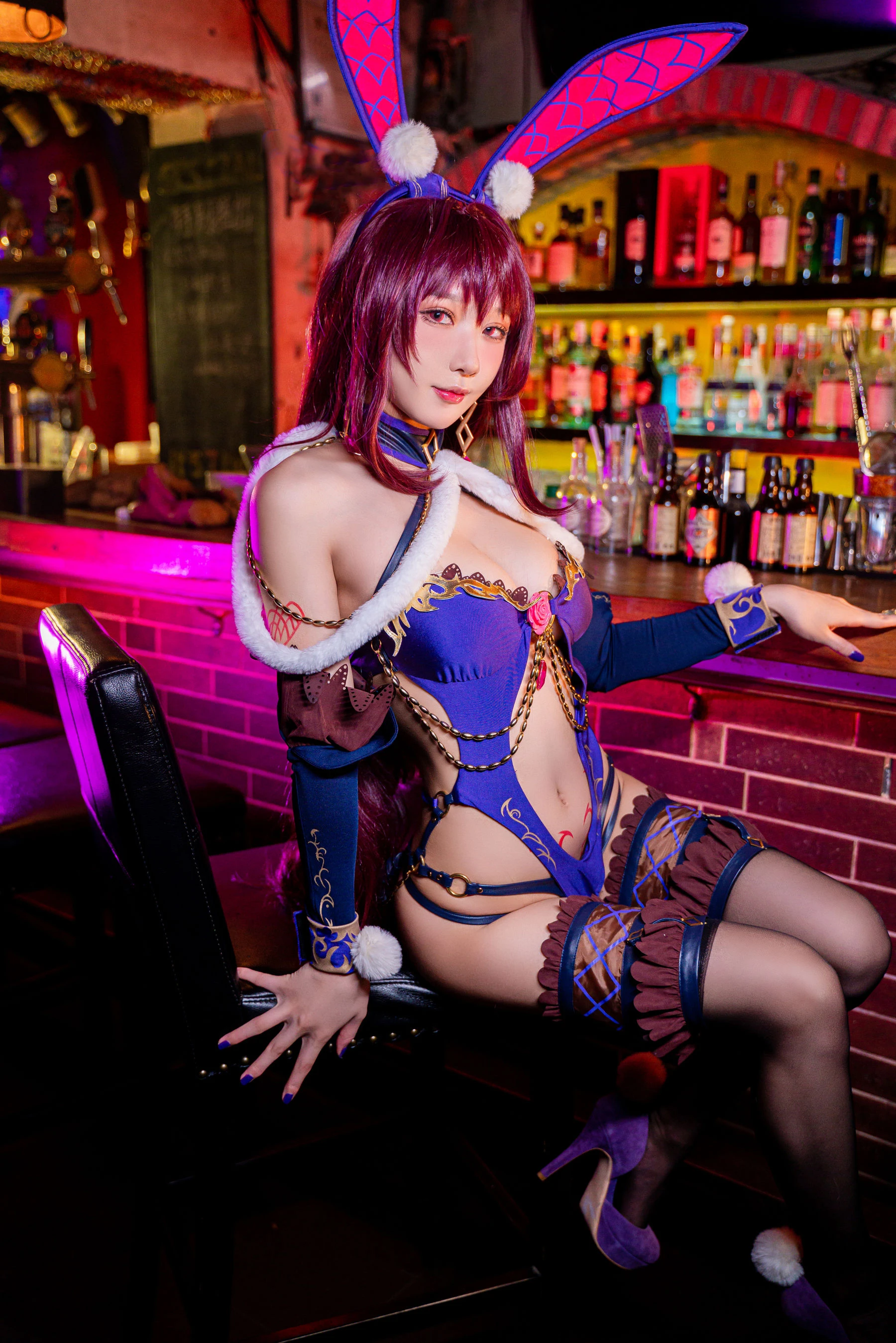 动漫博主阿包也是兔娘 – 斯卡哈兔女郎插图7