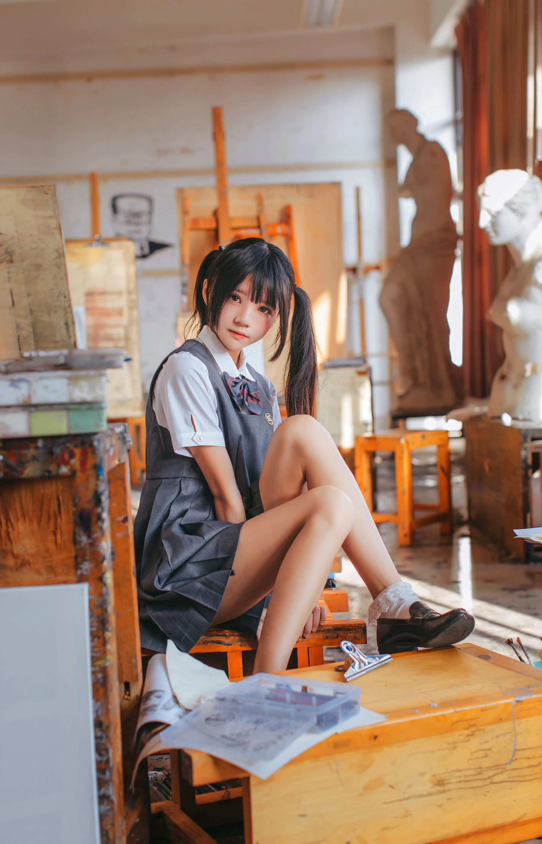 桜桃喵《画室少女》插图7