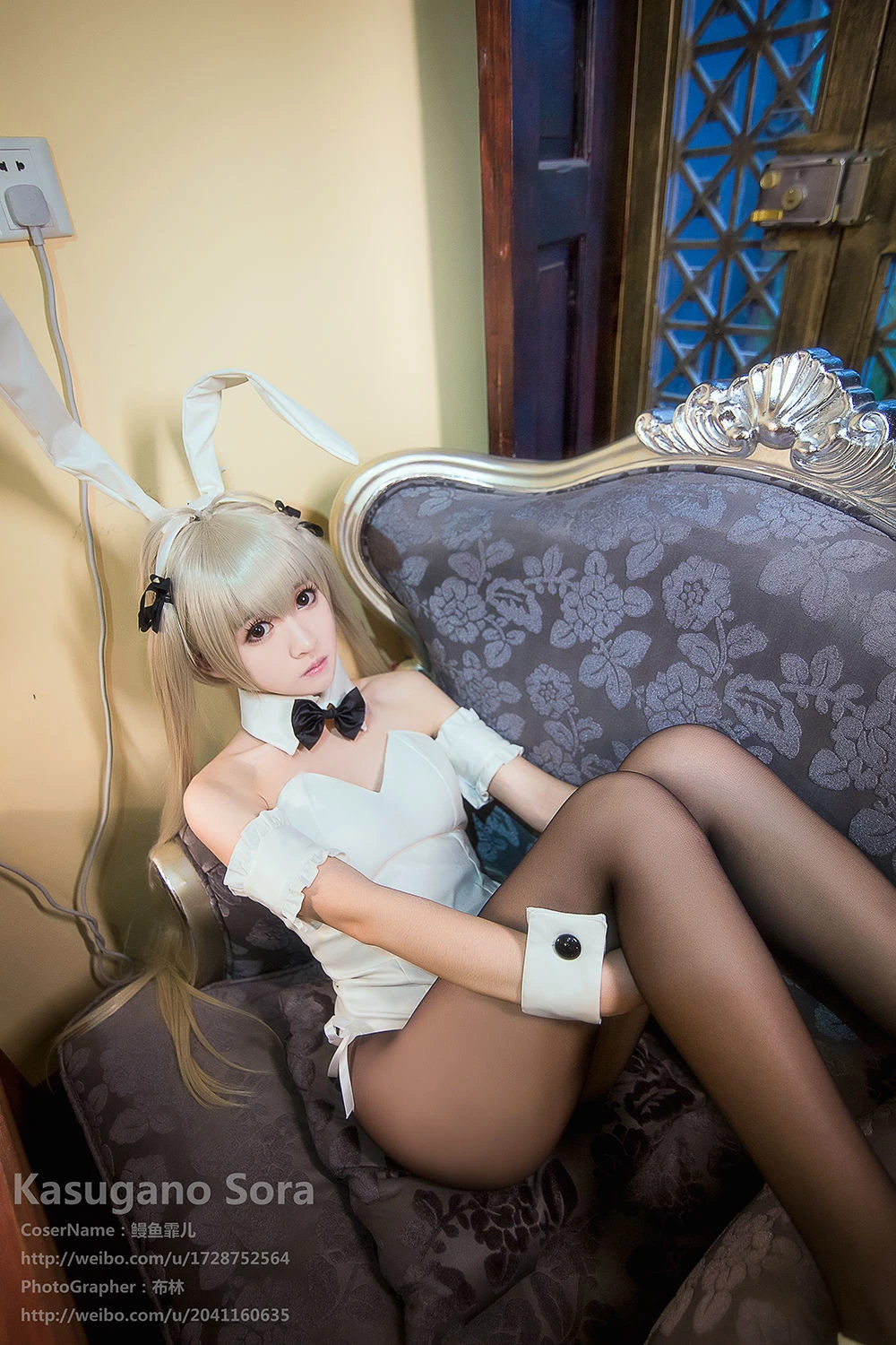 鳗鱼霏儿 – 缘之空 穹妹 兔女郎 Cosplay插图3