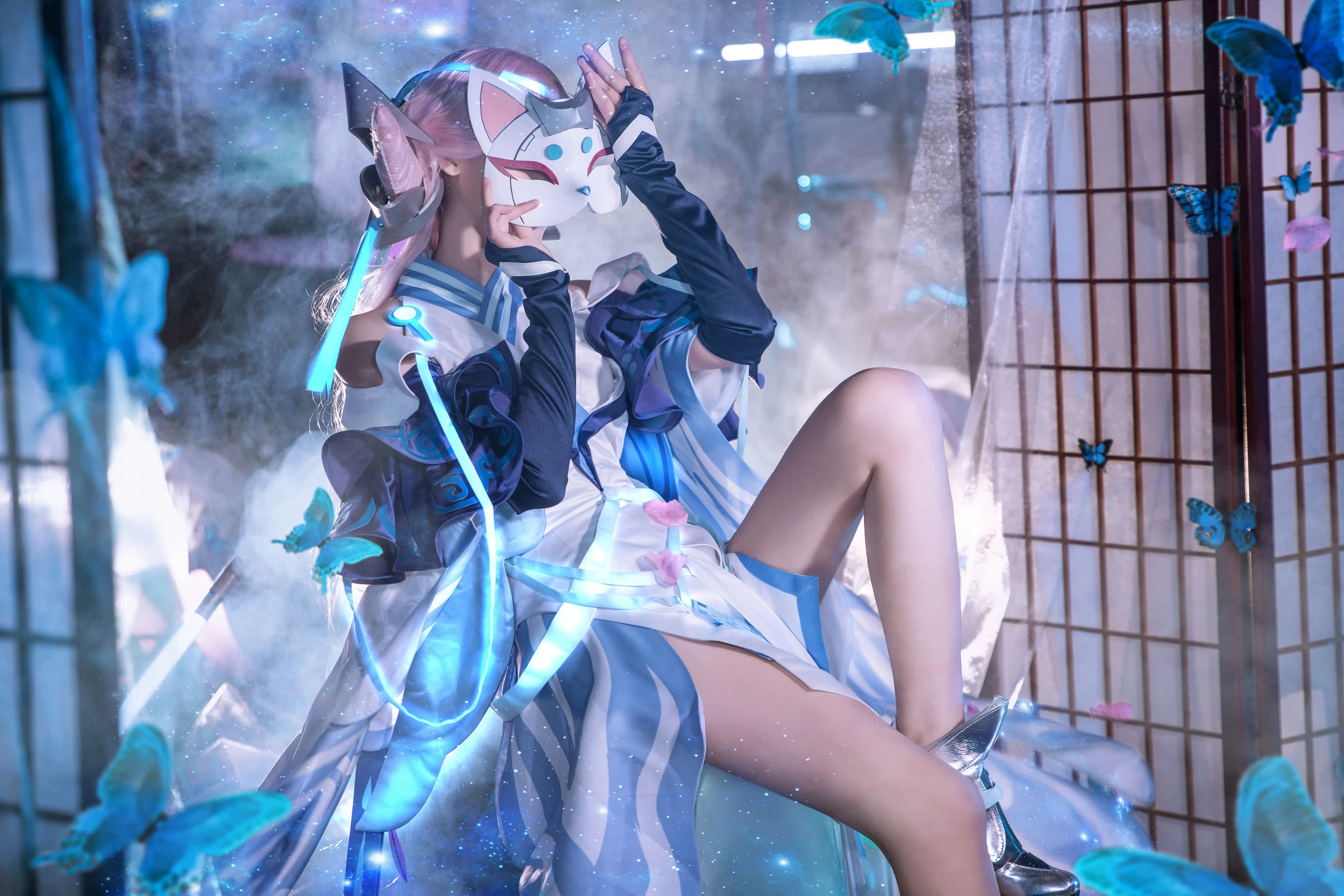 人气coser戚顾儿MIKI 王者荣耀 貂蝉插图2