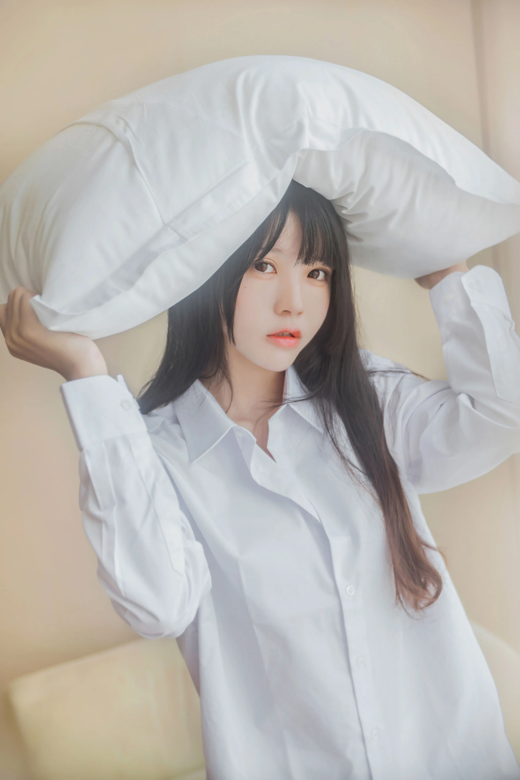 桜桃喵《桜桃未熟 – 白衬衫散发》插图7