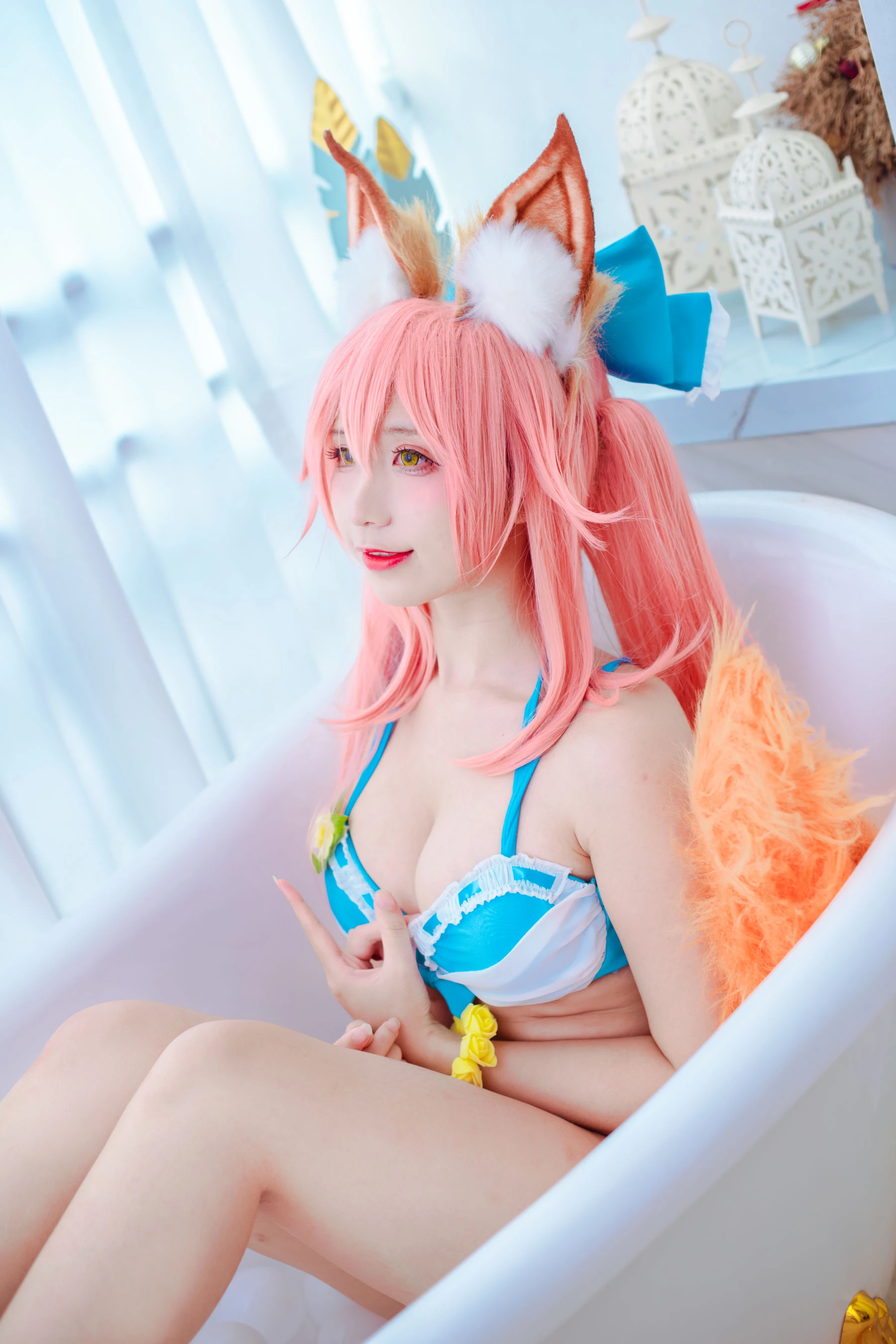 动漫博主九曲Jean – 玉藻前泳装插图4