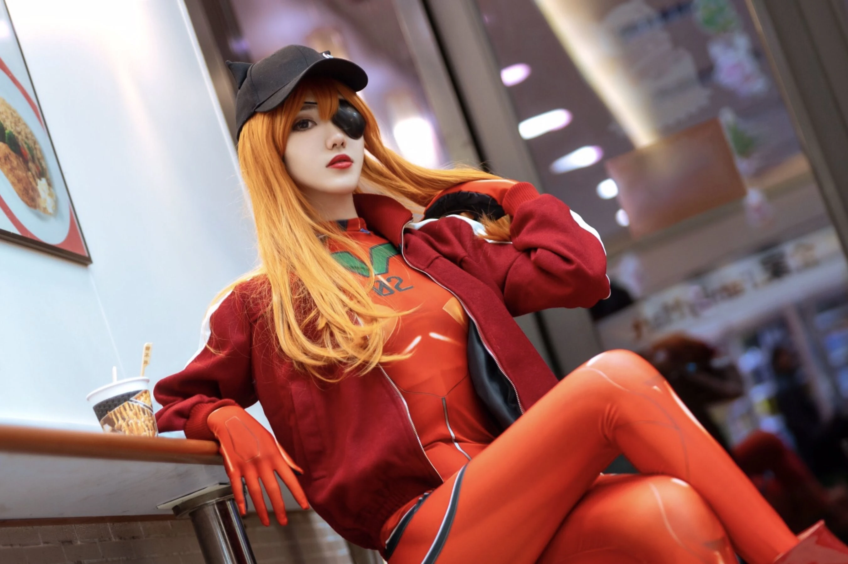 动漫博主南桃Momoko – 明日香战斗服插图7