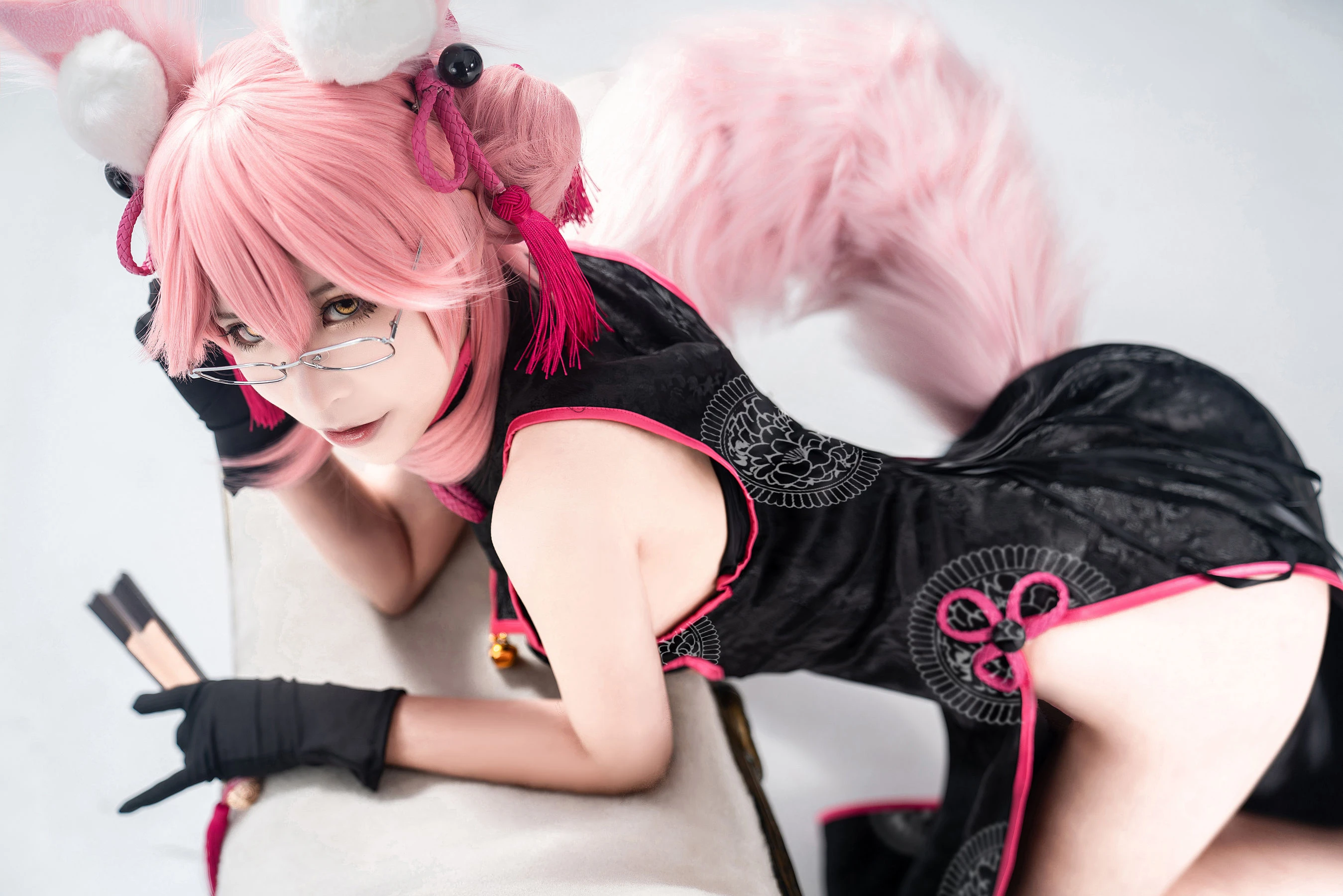 动漫博主爱老师_PhD – 玉藻前 旗袍插图1