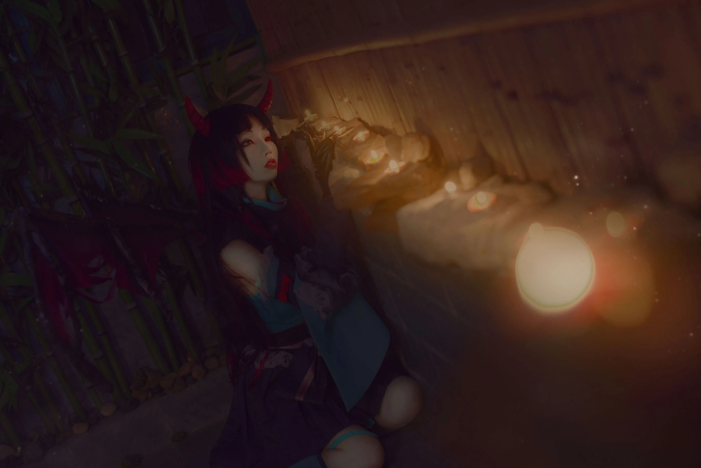 萌妹白易子教主 – 阴阳师 吸血姬插图2