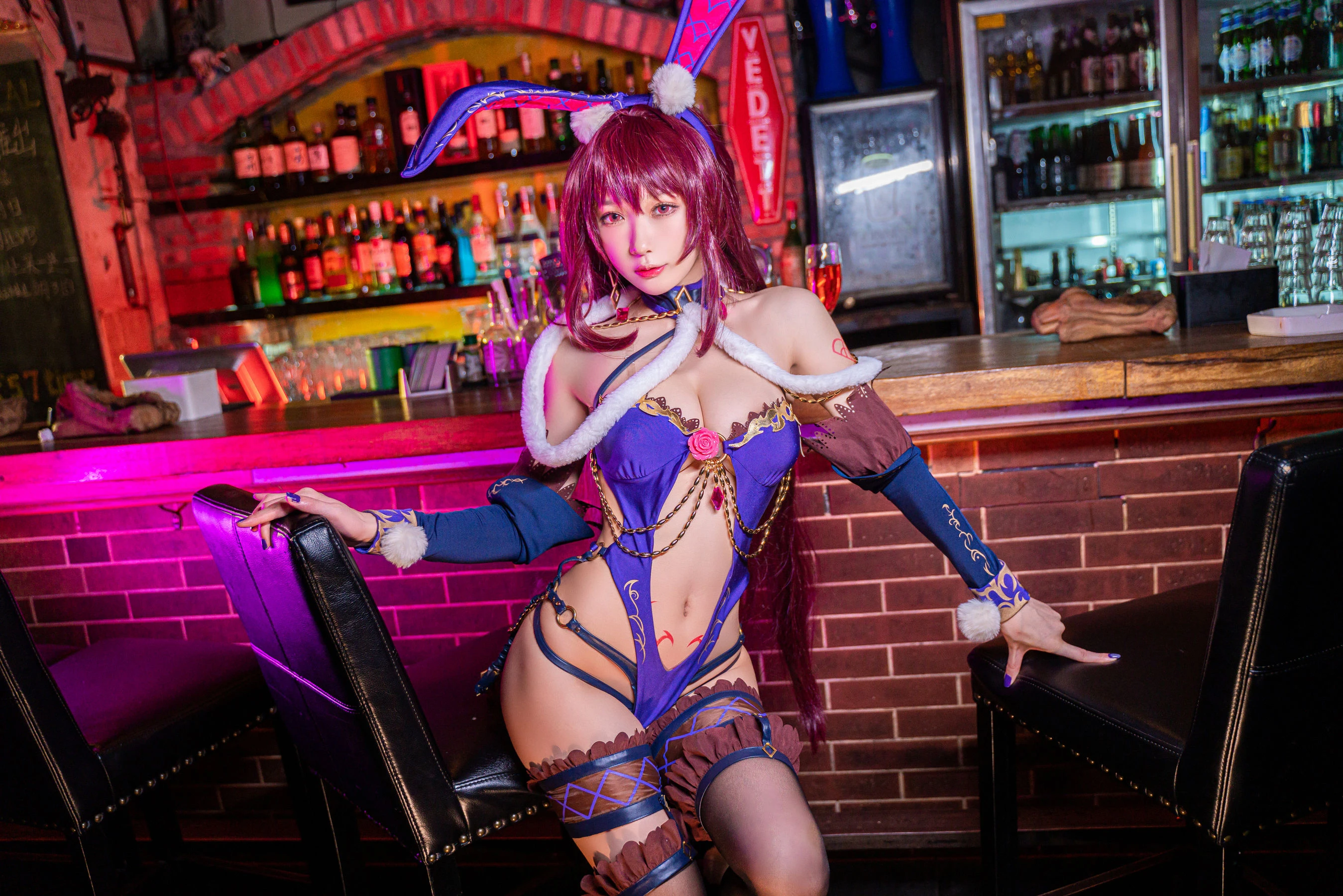 动漫博主阿包也是兔娘 – 斯卡哈兔女郎插图6