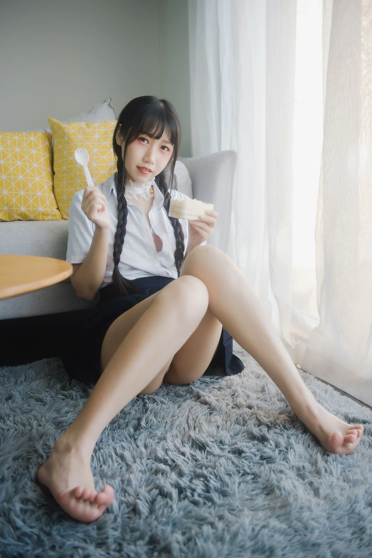 微博人气Coser不呆猫 – 奶油少女插图6