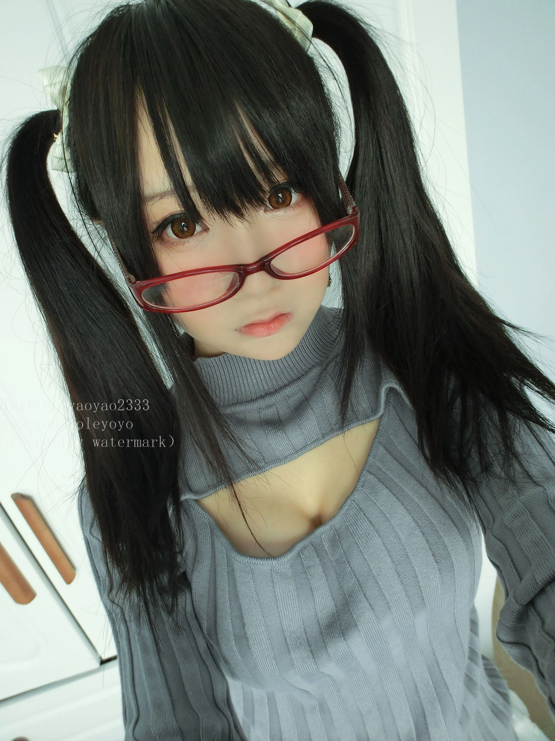萌妹子Coser摇摇乐yoyo 黑丝美少女|图集秀