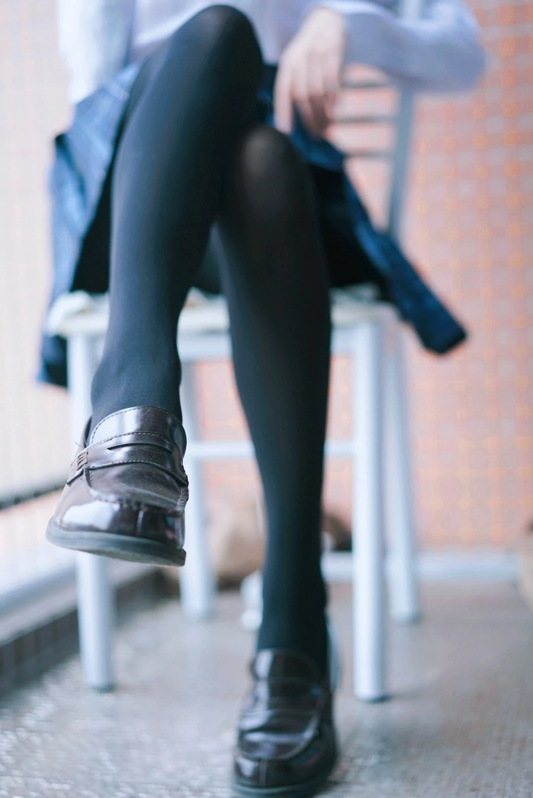 萌妹子眼酱大魔王w – 阳台jk插图2