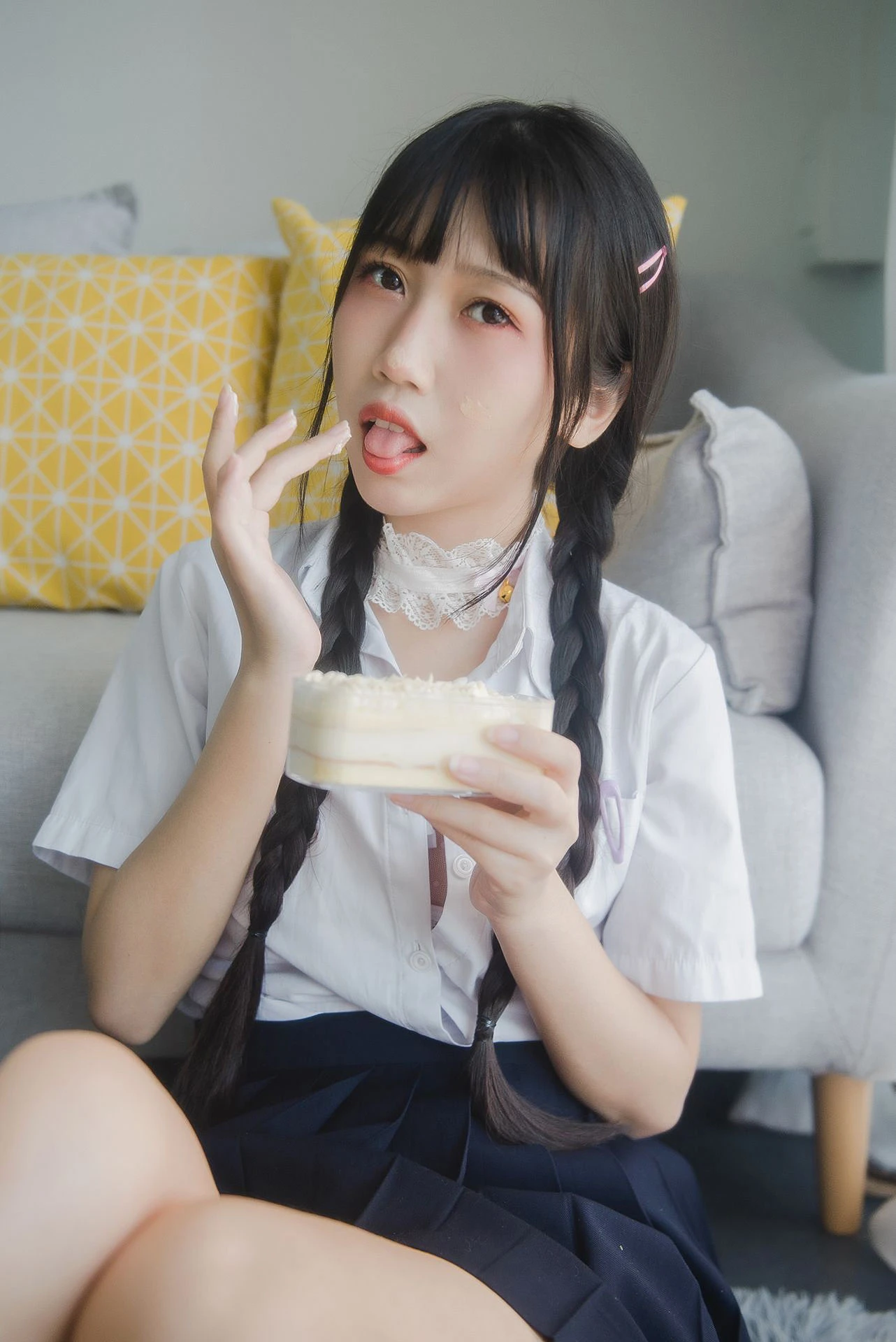 微博人气Coser不呆猫 – 奶油少女插图7