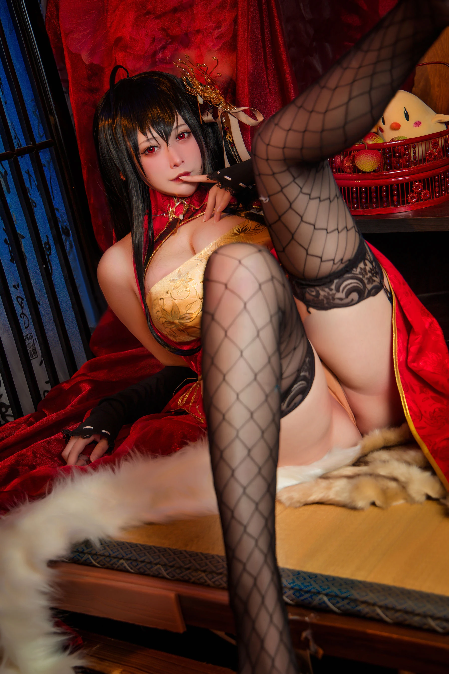 高颜值coser念念_D – 大凤旗袍插图4