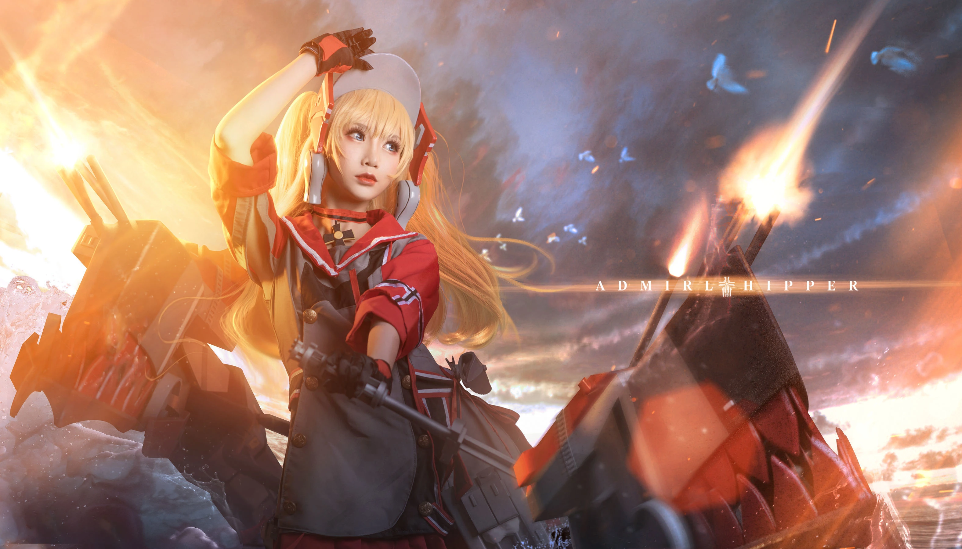 可爱人气Coser面饼仙儿 – 希佩尔上将插图1