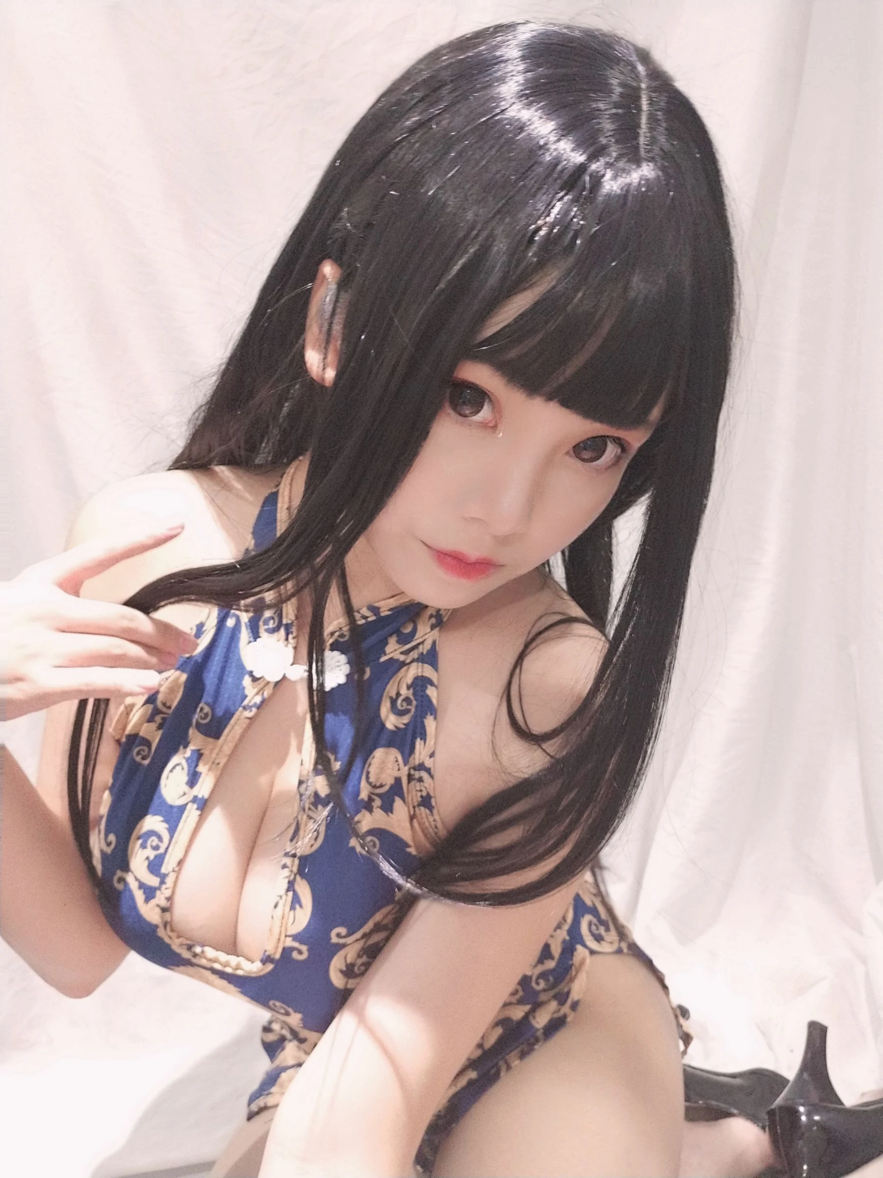 萌系小姐姐蜜汁猫裘 旗袍姐姐插图4