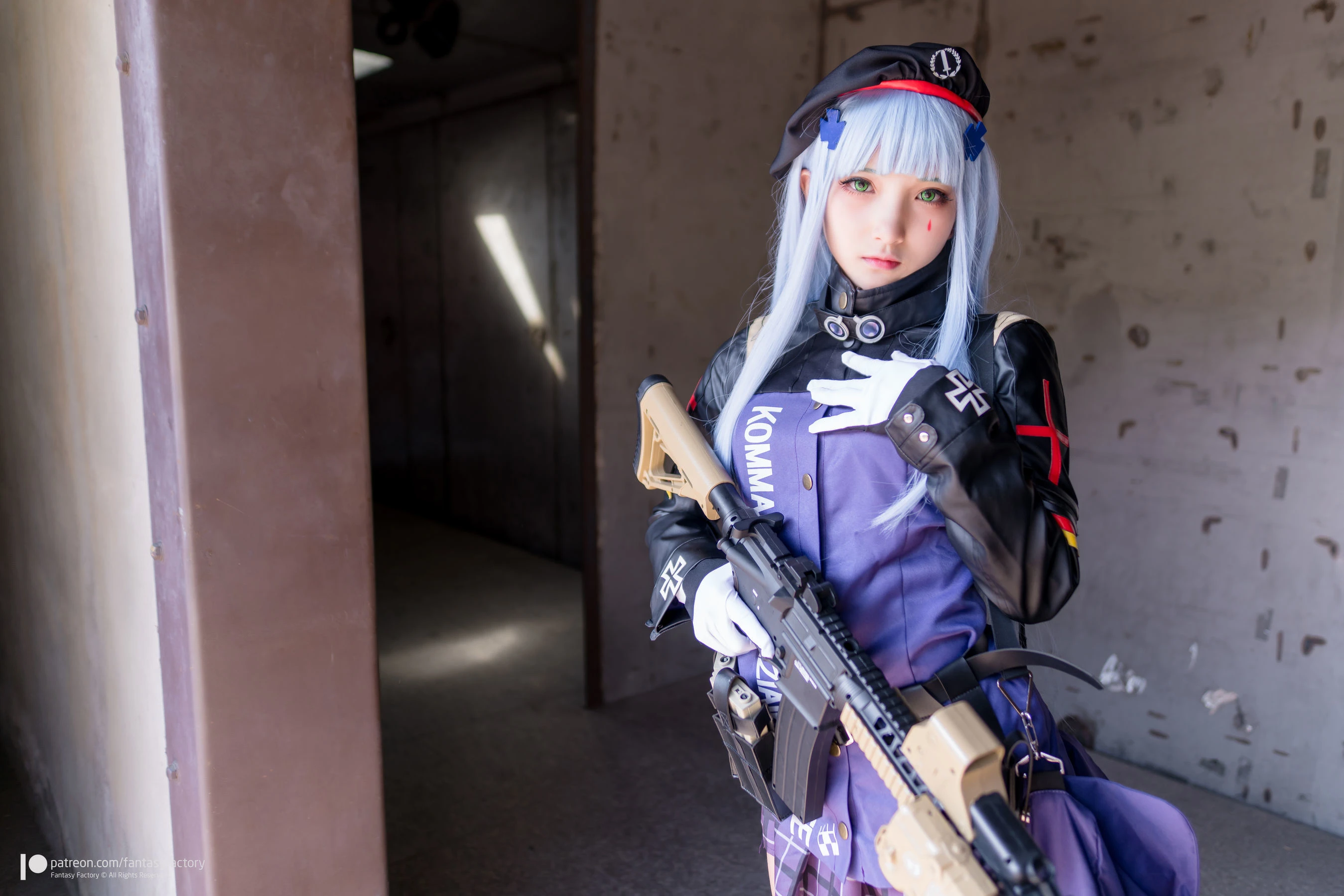 [Fantasy Factory] 小丁Cosplay – 魔女 浴池 黑丝插图2