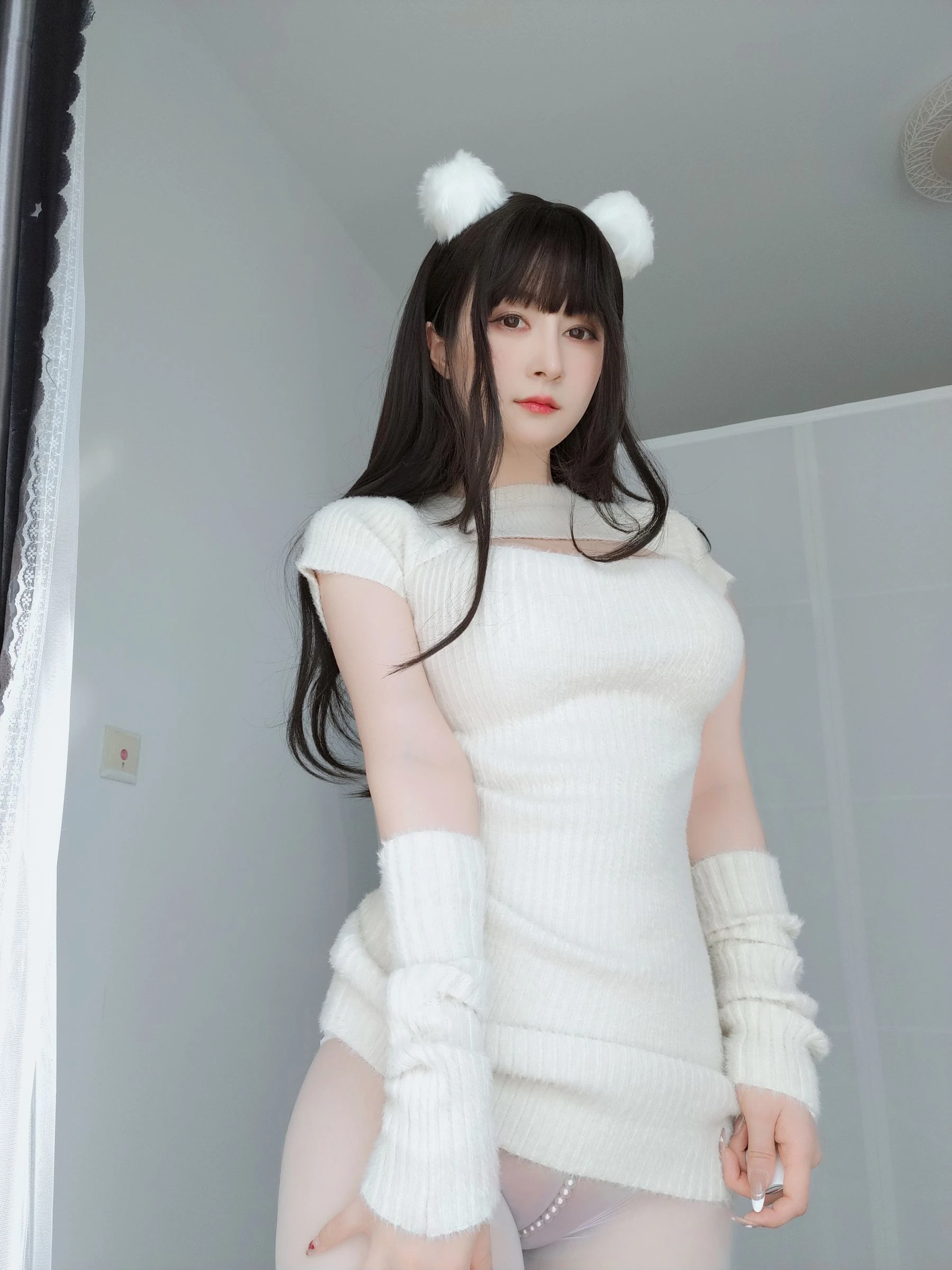 Coser小姐姐白银 – 白い真珠插图5