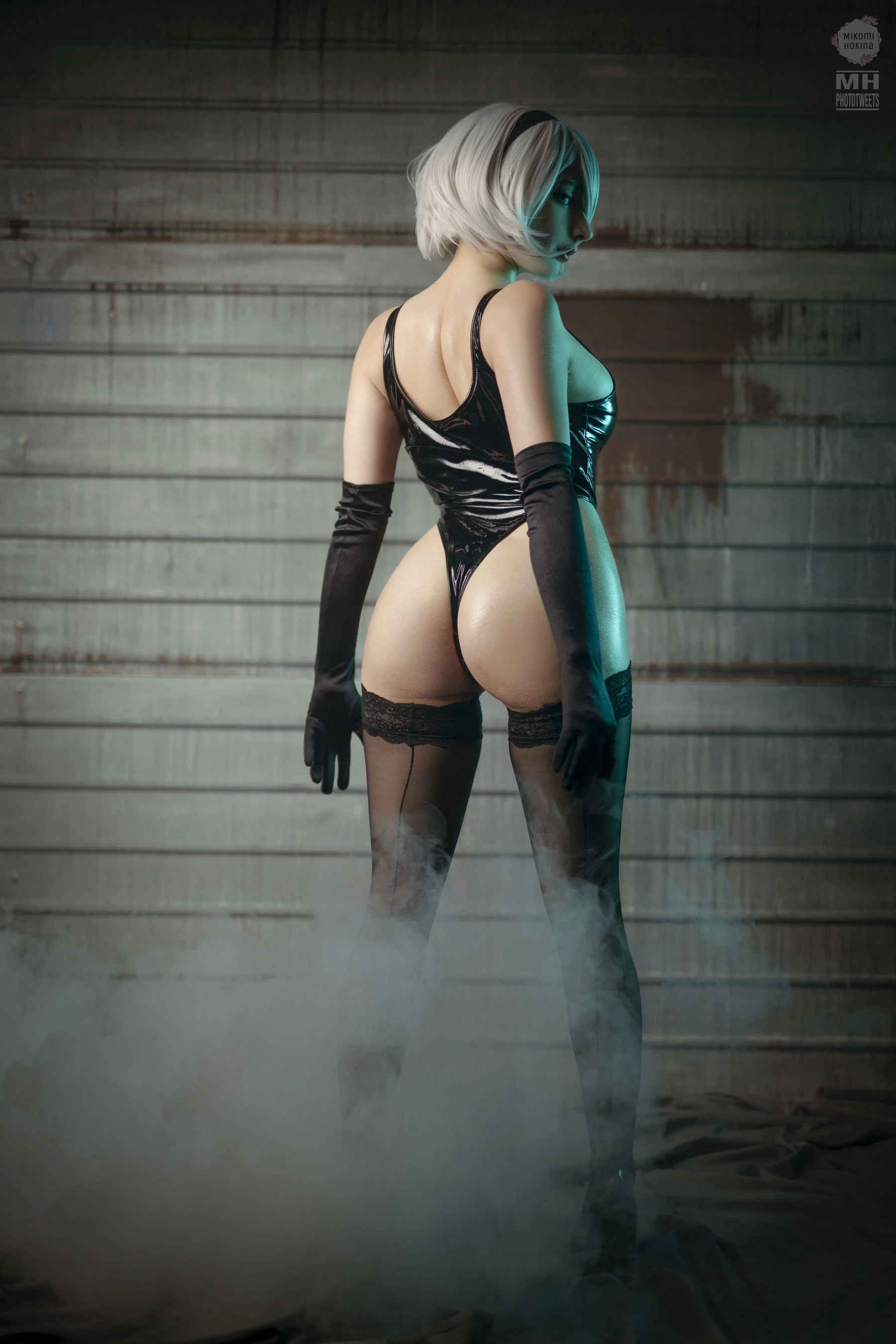 Mikomi Hokina – 2B Oily Leotard插图4