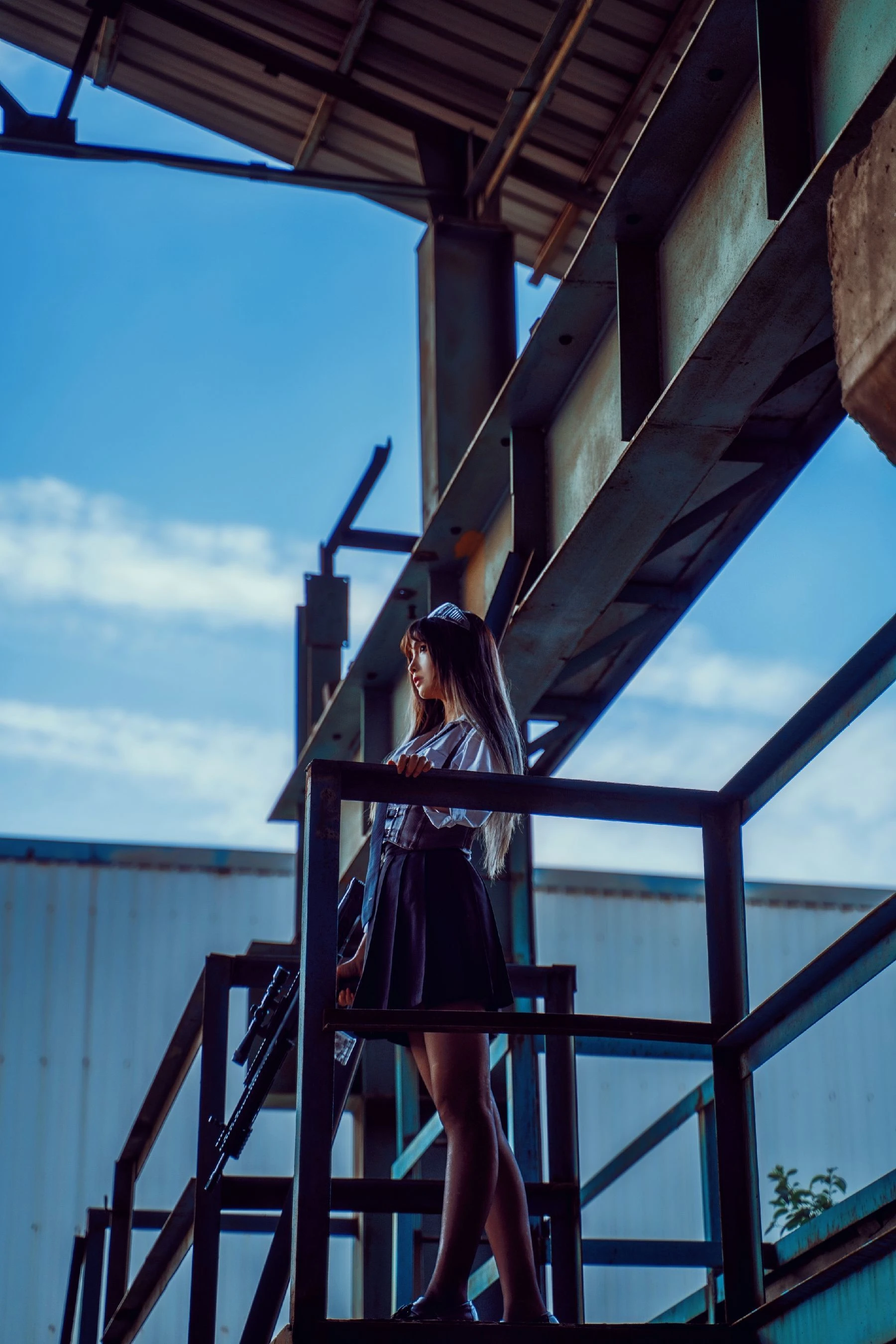 二次元美女古川kagura – 武装JK插图2