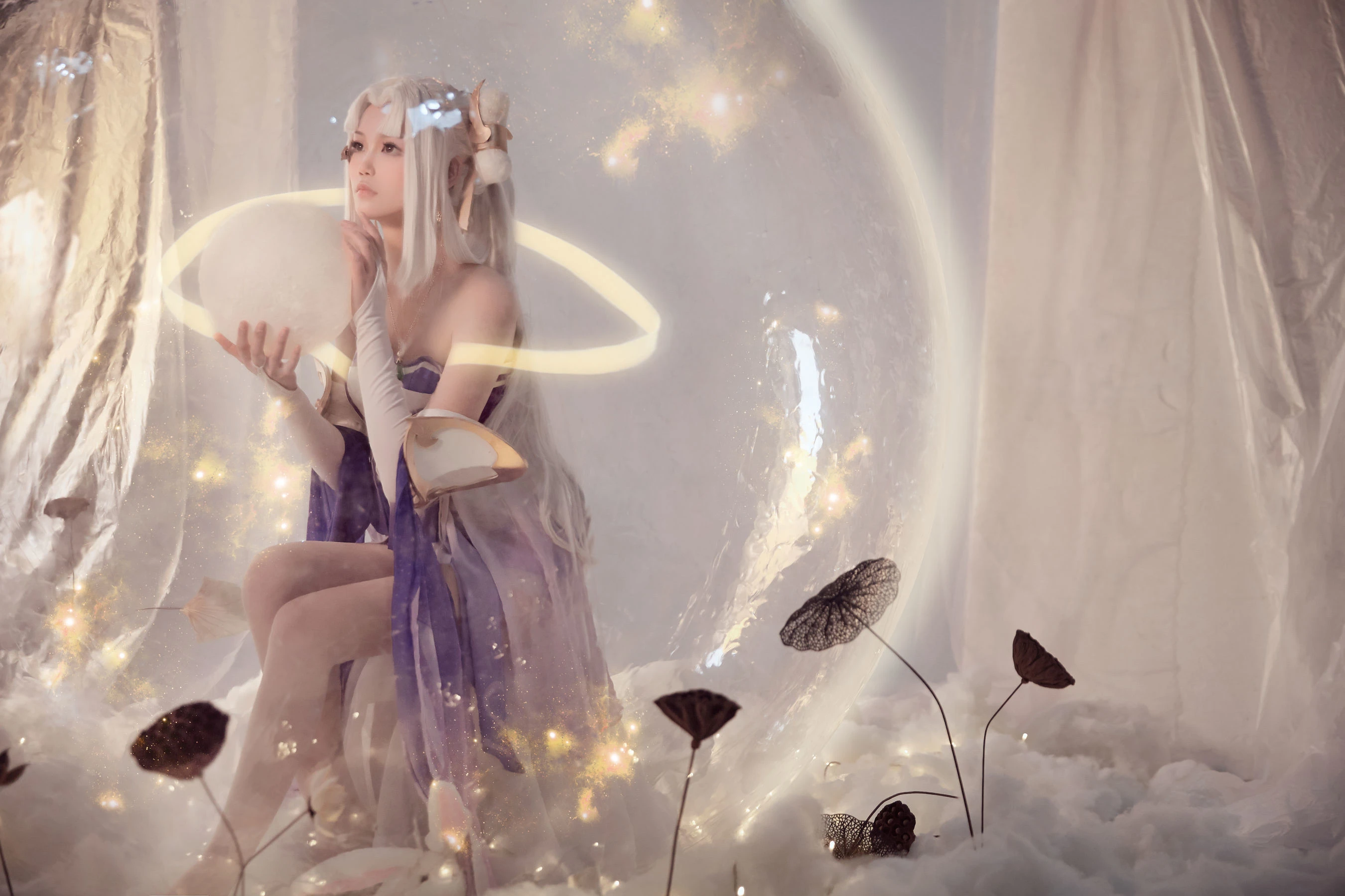 人气coser戚顾儿MIKI 王者荣耀 嫦娥插图2