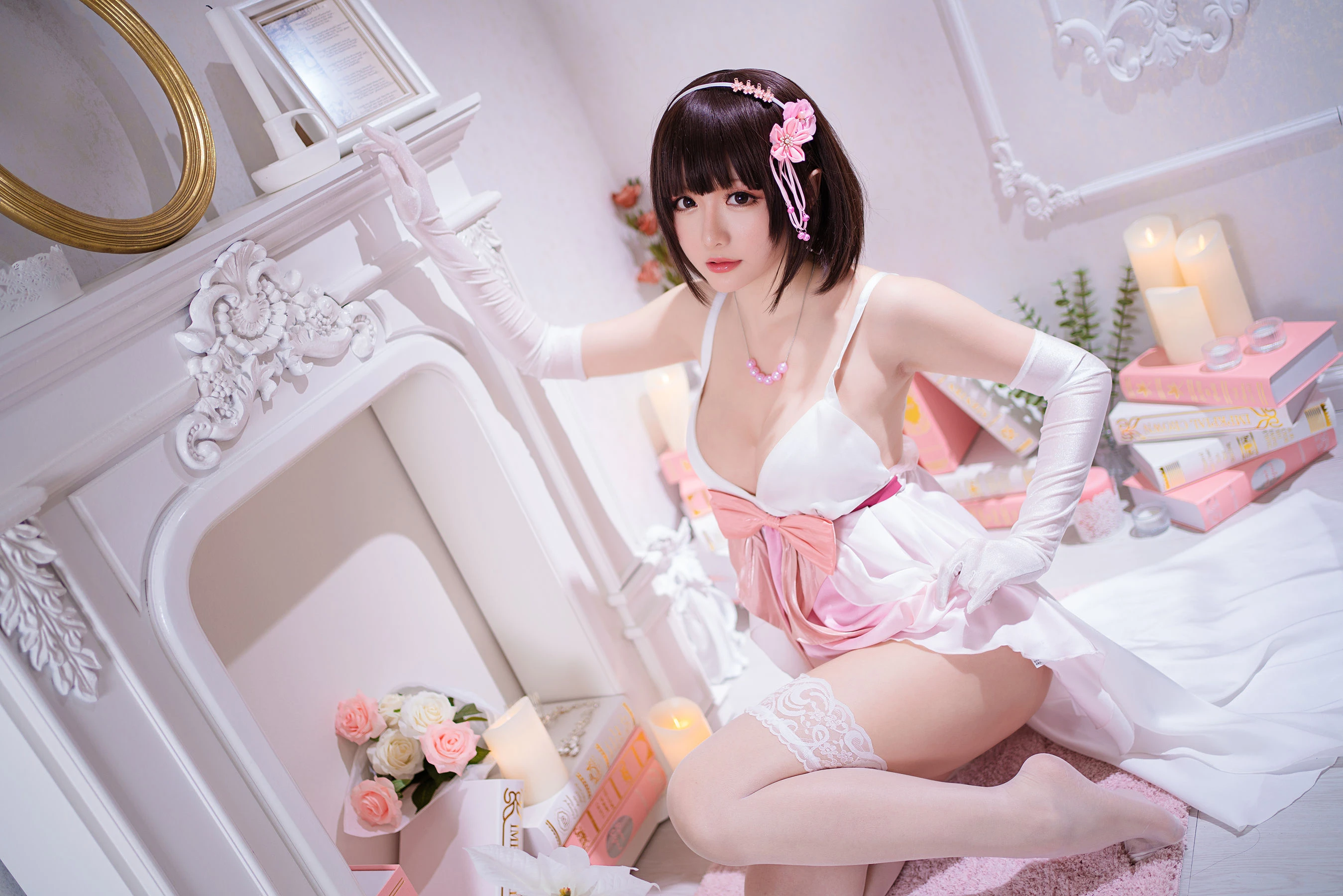 Coser小姐姐星之迟迟 – 加藤惠 特典礼服插图3