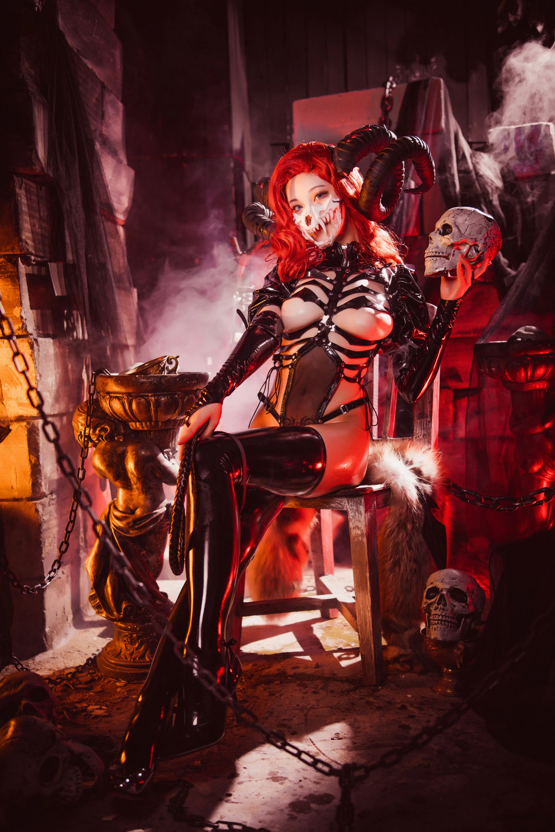 萌系小姐姐蜜汁猫裘 – 骸骨插图3