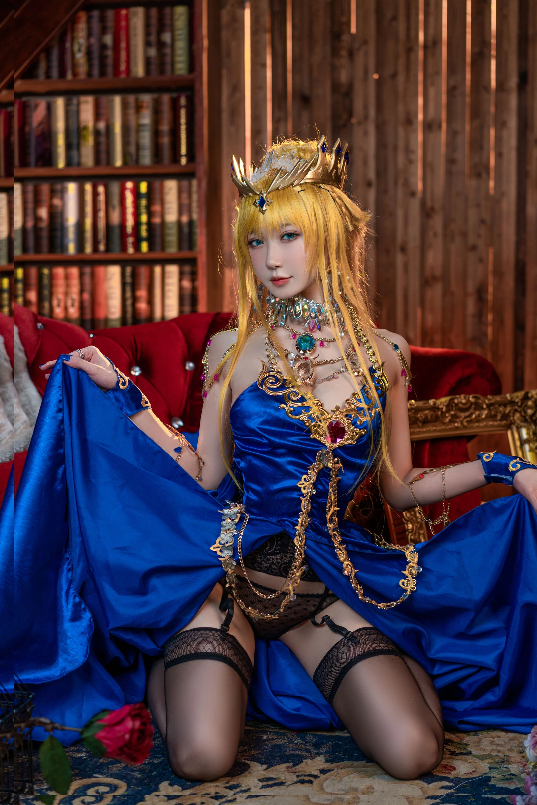 动漫博主阿包也是兔娘 – 白枪呆同人睡衣插图5