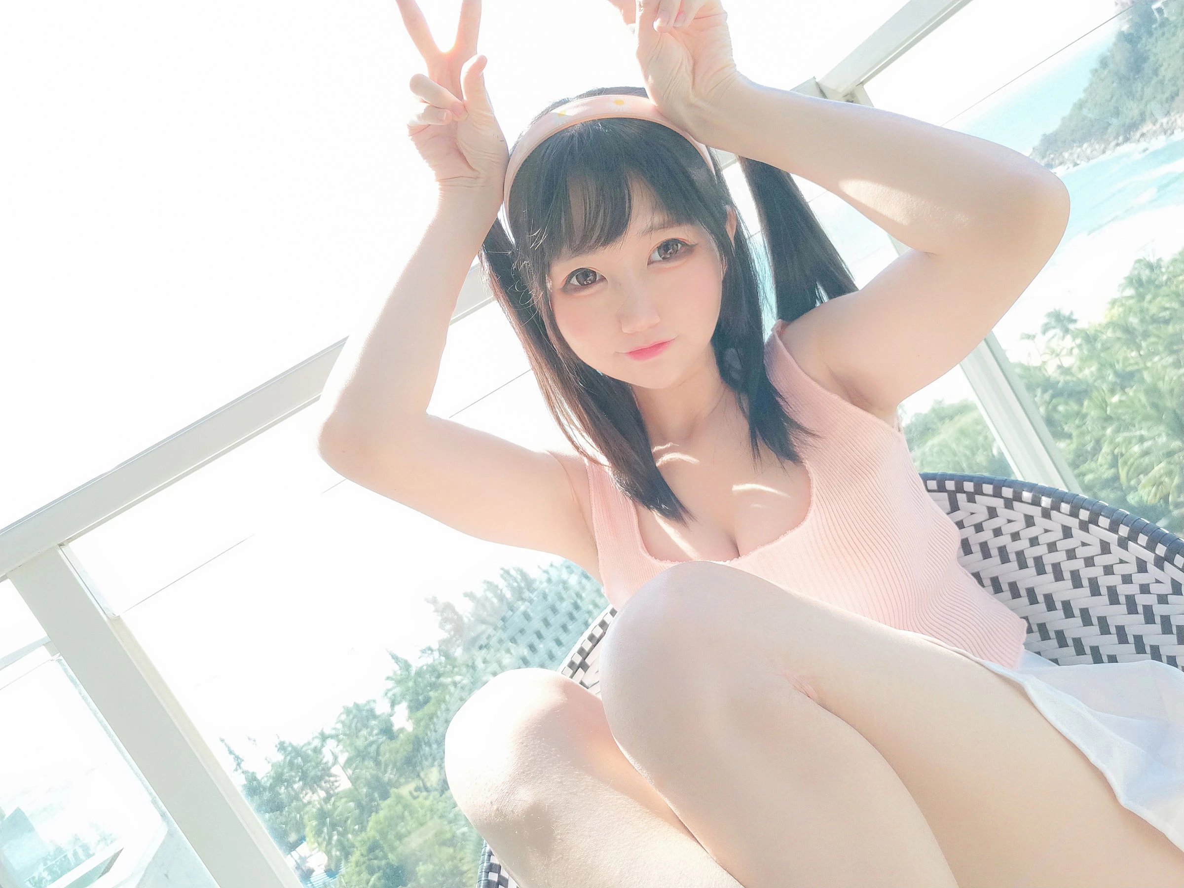 NAGISA魔物喵 – 海岛旅行自拍插图1