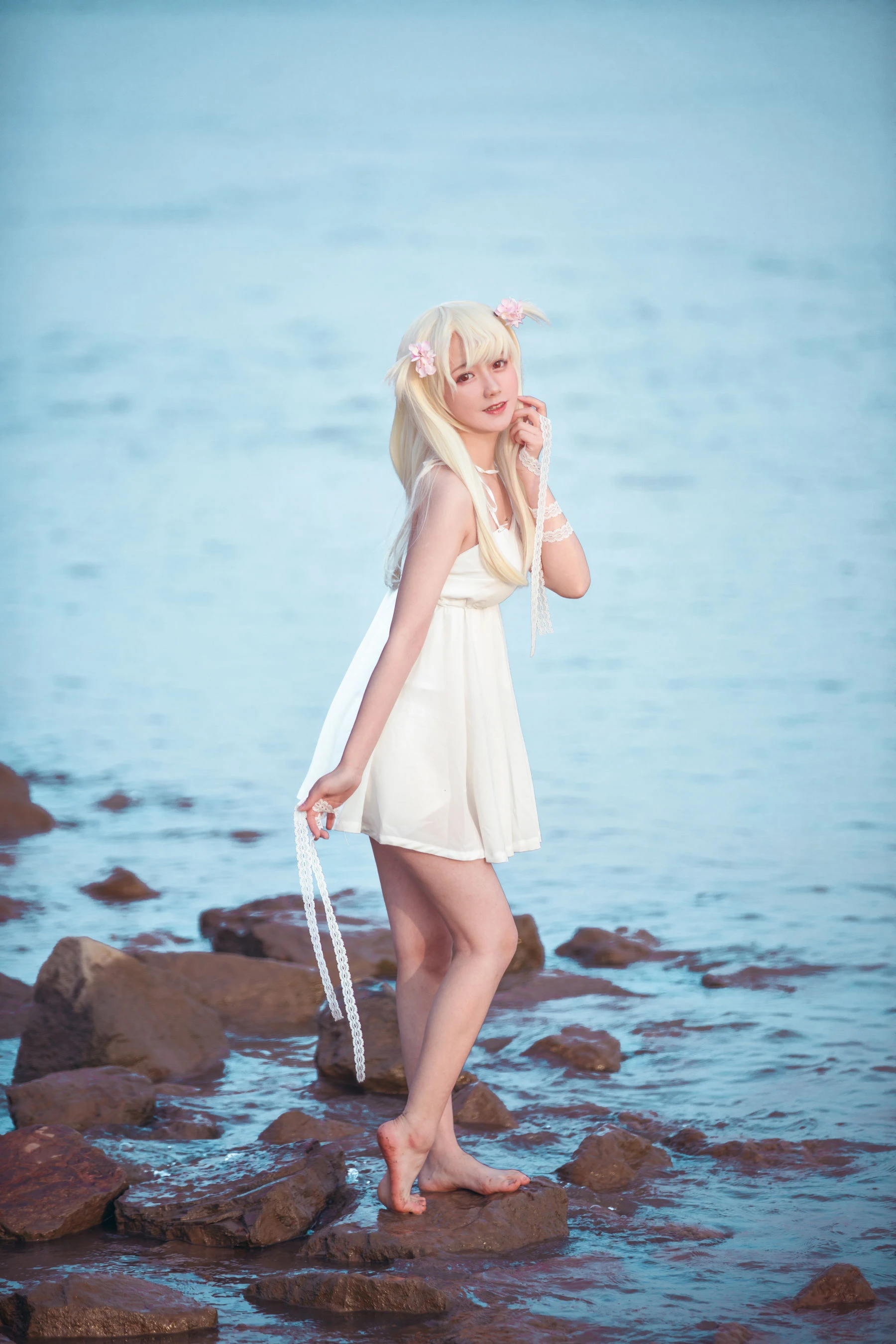 动漫博主弦音sic – 伊莉雅 白裙插图4