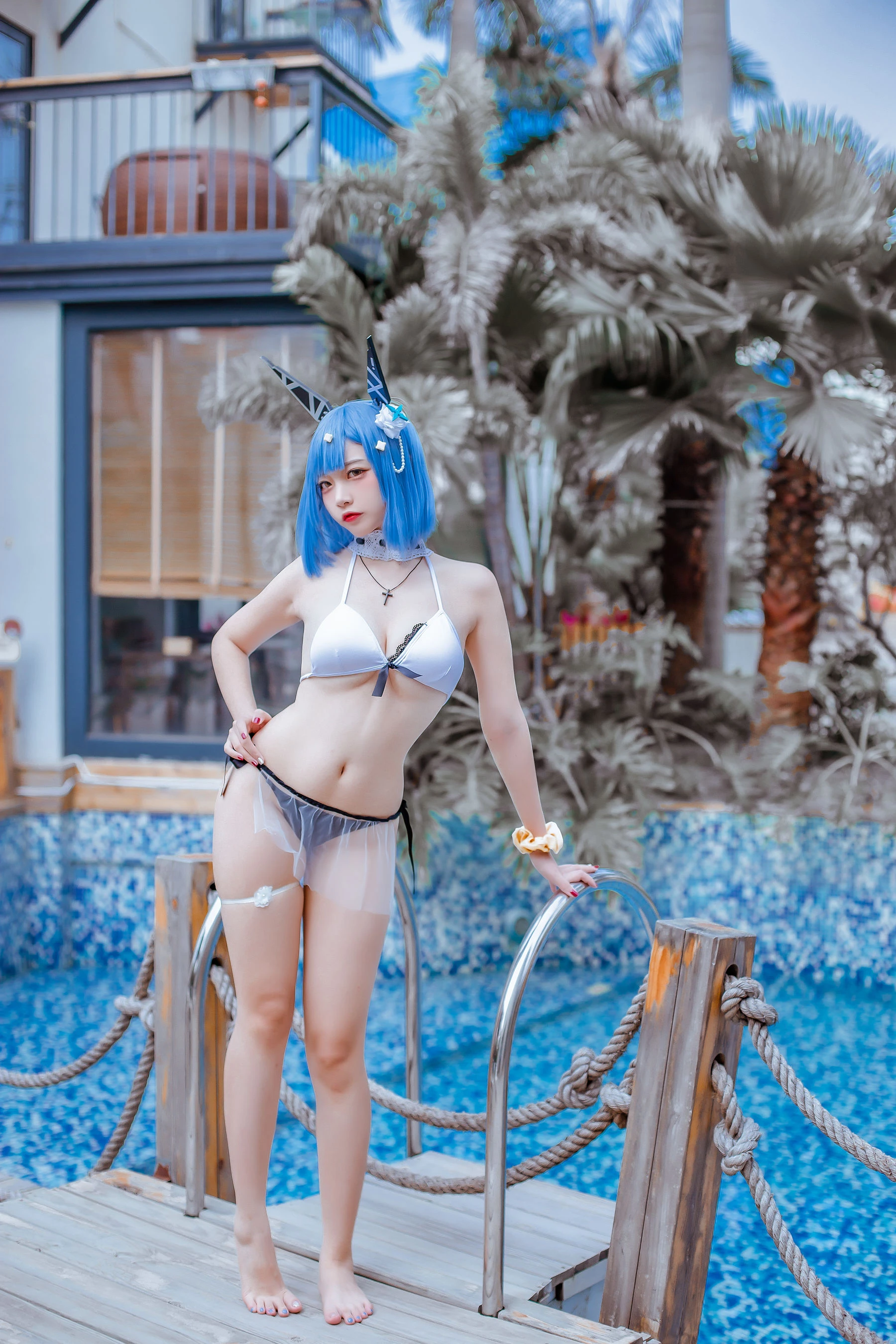 人气Coser二佐Nisa – 碧蓝 加斯科涅插图4