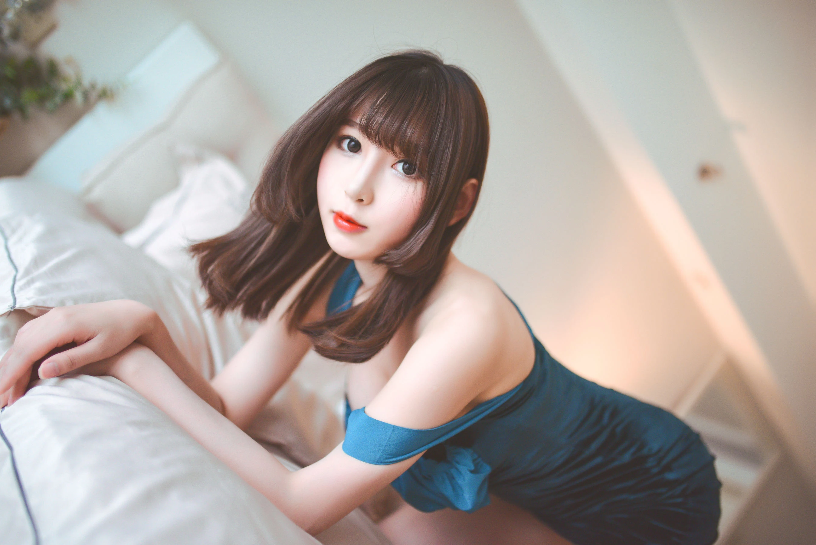 斗鱼主播w黑米粥w – 圣诞插图6