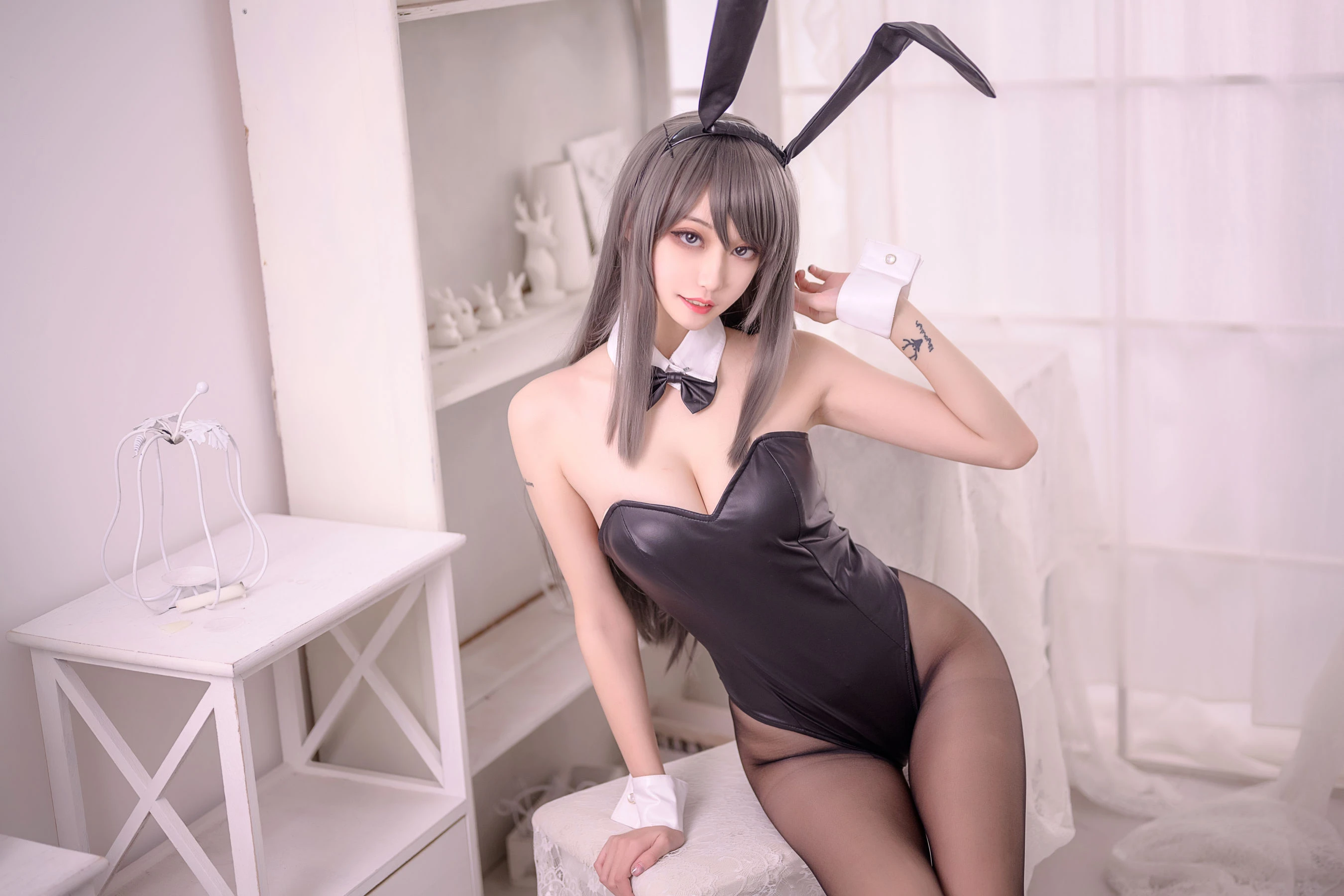 COS萌妹沧霁桔梗 – 麻衣学姐插图4