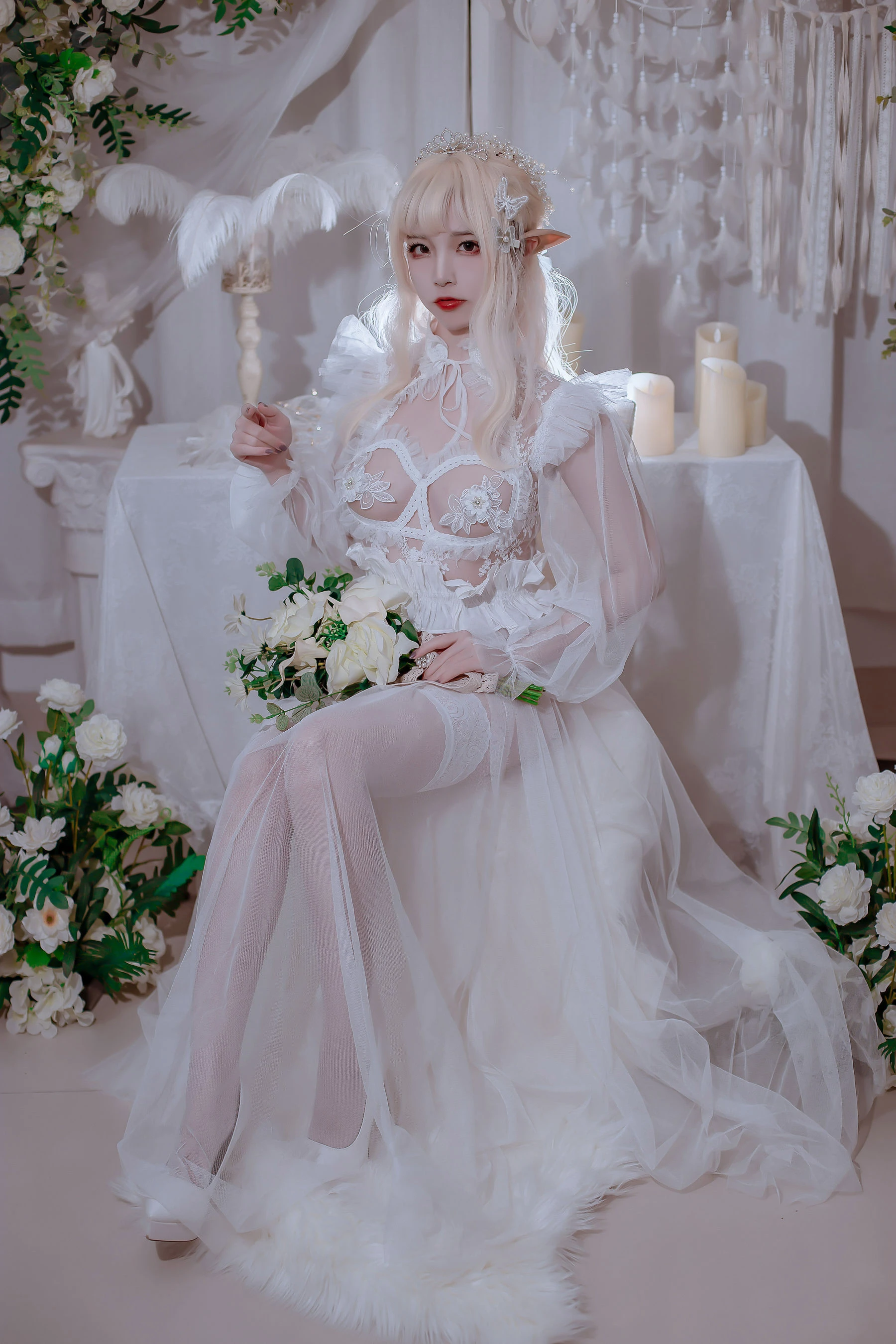 人气Coser二佐Nisa – 精灵公主插图3