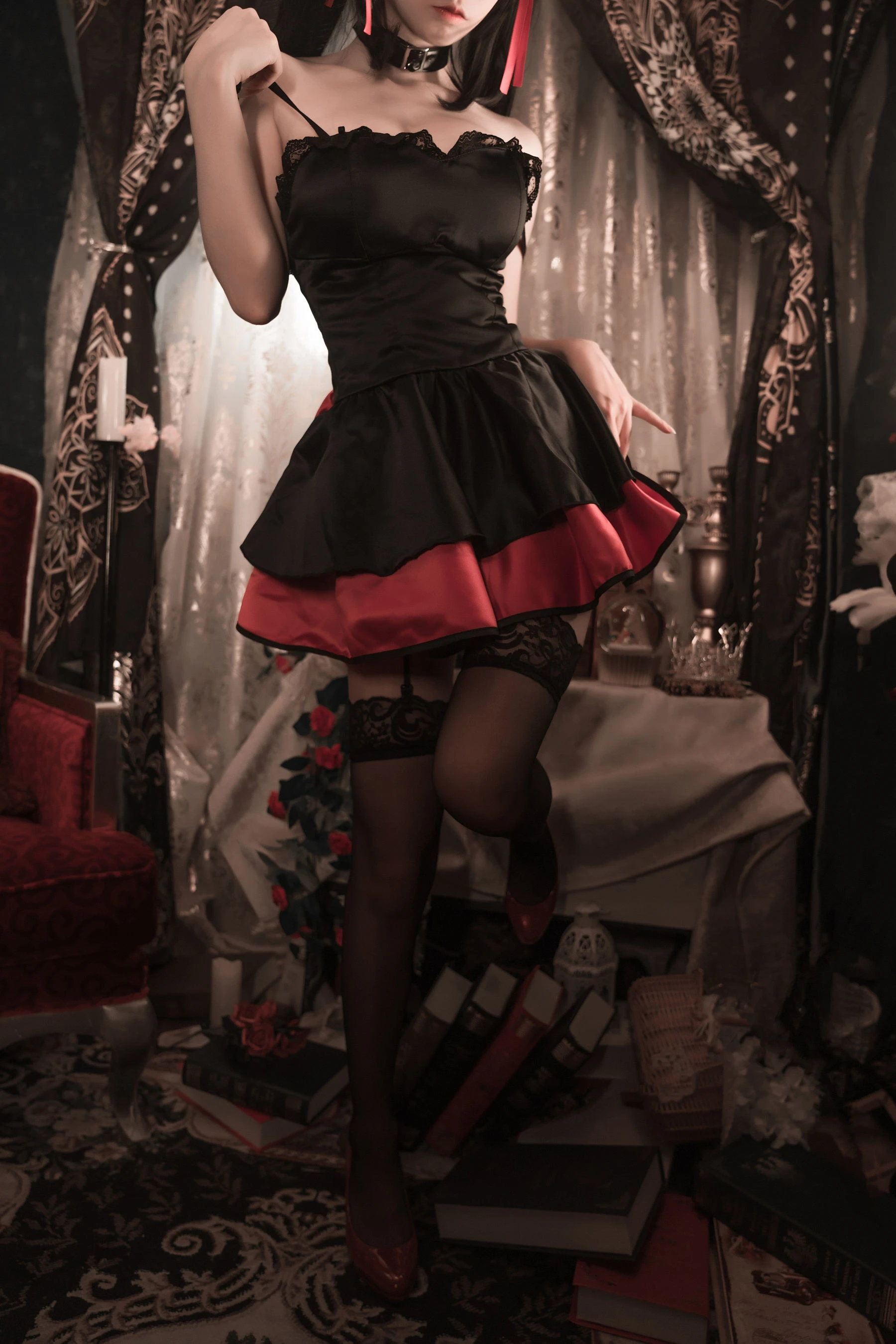 动漫博主爱老师_PhD 狂三 猫咪内衣插图2