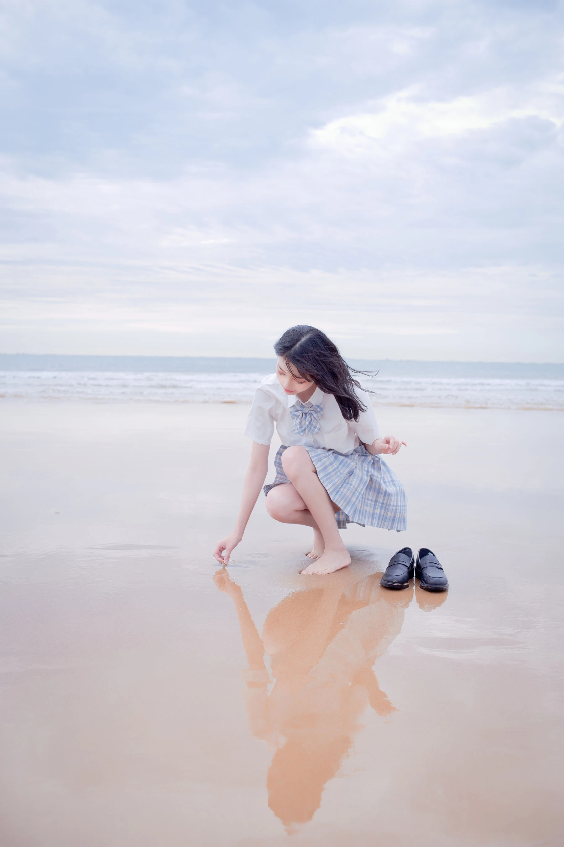 周叽是可爱兔兔 – 海边jk插图5