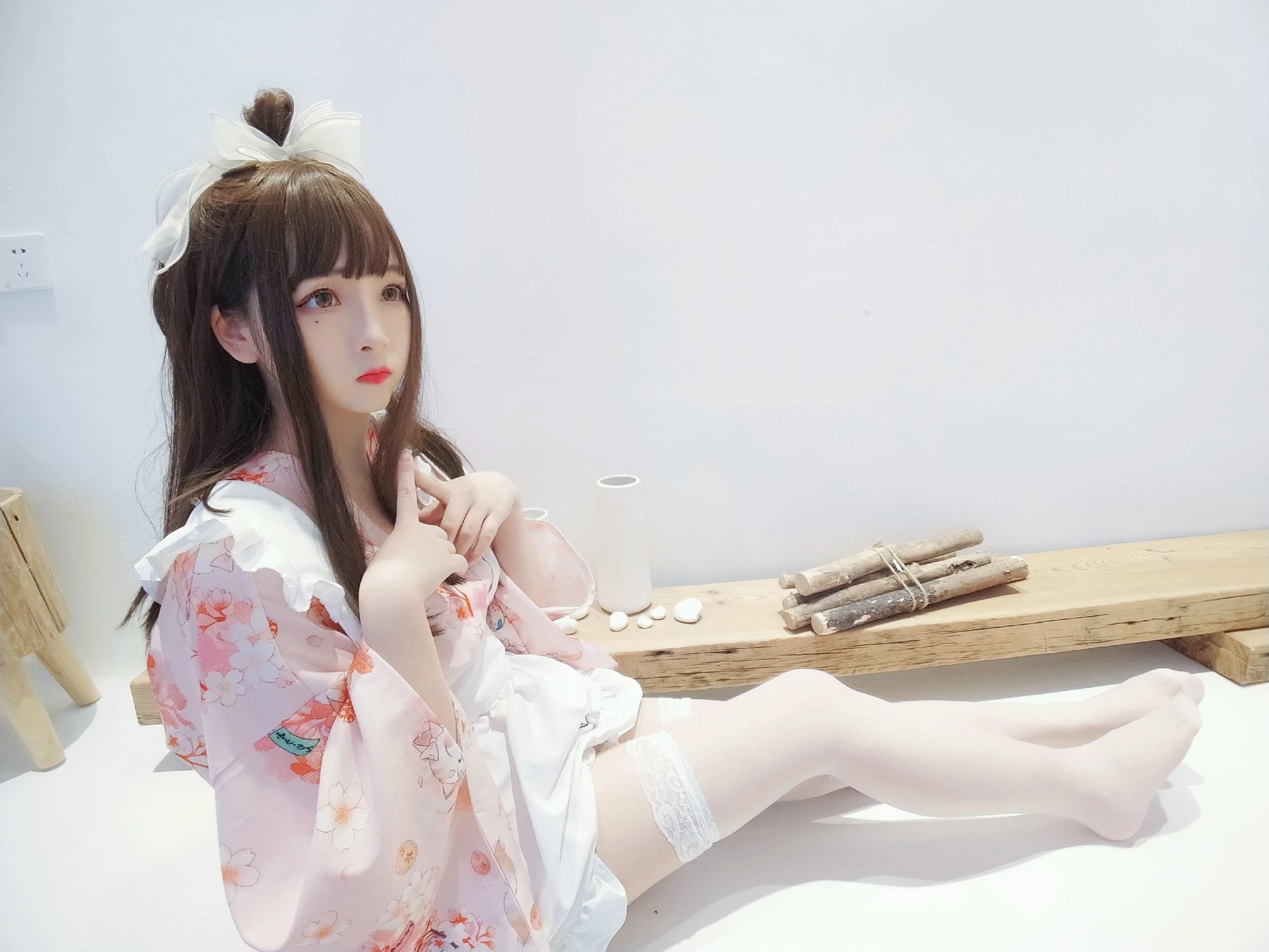 二次元美女古川kagura 浴衣女仆插图7