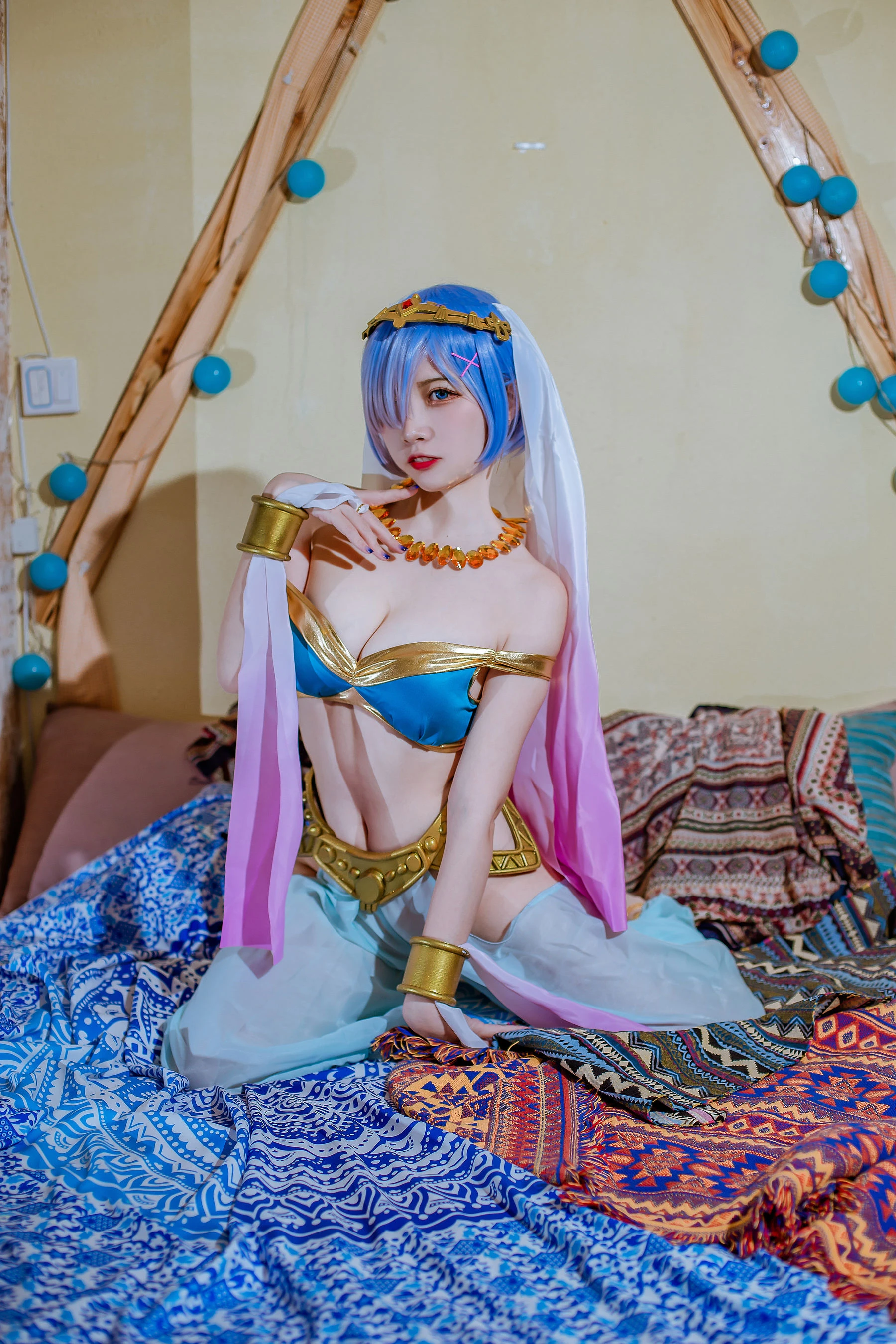 人气Coser二佐Nisa – 蕾姆舞娘插图1