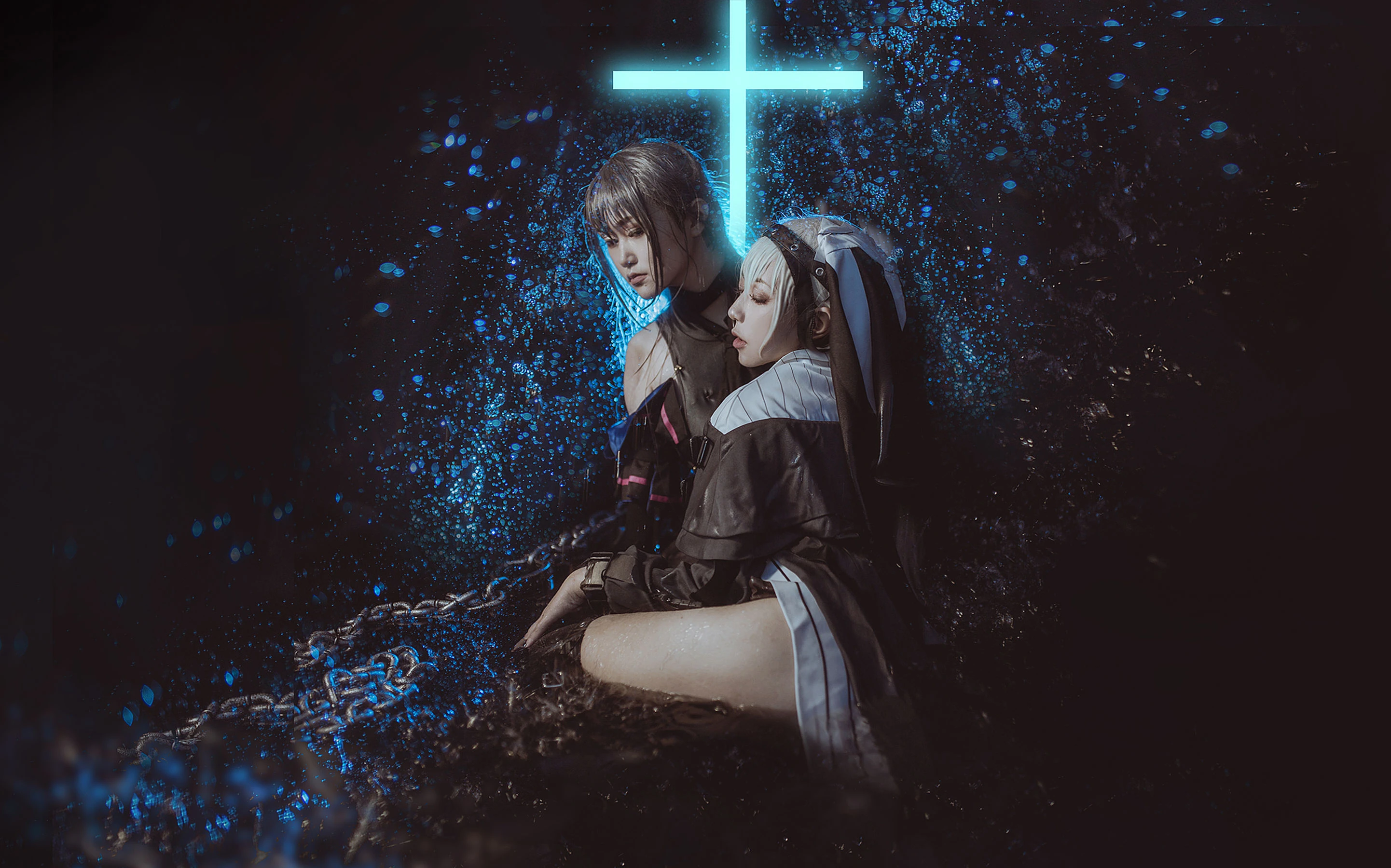 微博萌妹蓝小沂KiKi – 明日方舟 幽灵鲨插图4