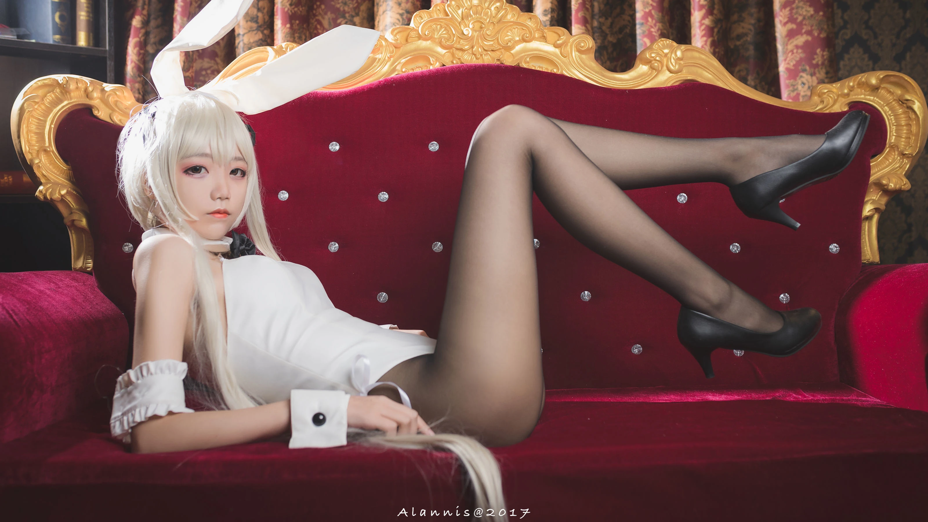 清纯少女五更百鬼 – 兔女郎+白丝美腿插图6