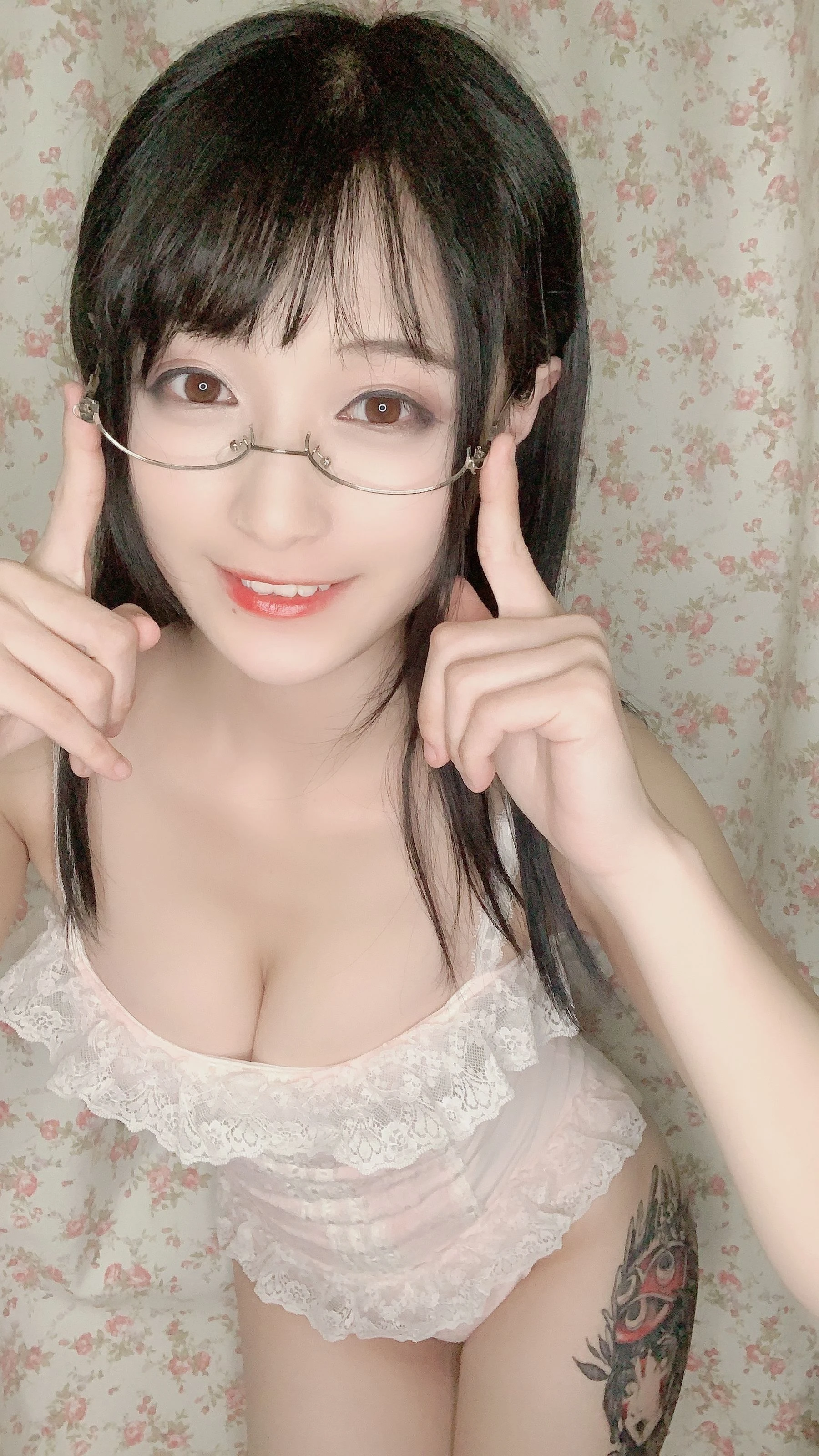 动漫博主铁板烧鬼舞w – 内衣连体插图3