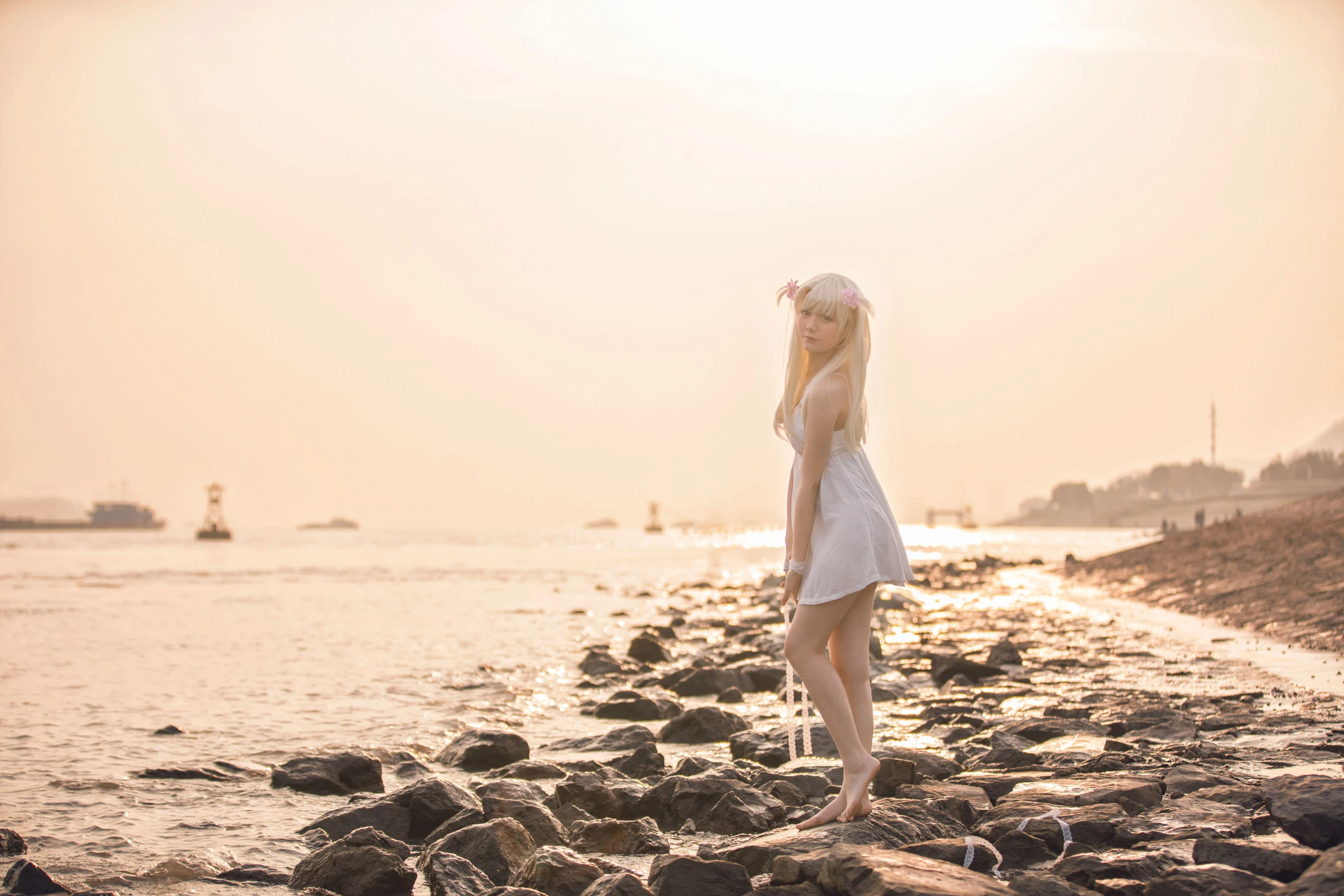 动漫博主弦音sic – 伊莉雅 白裙插图6