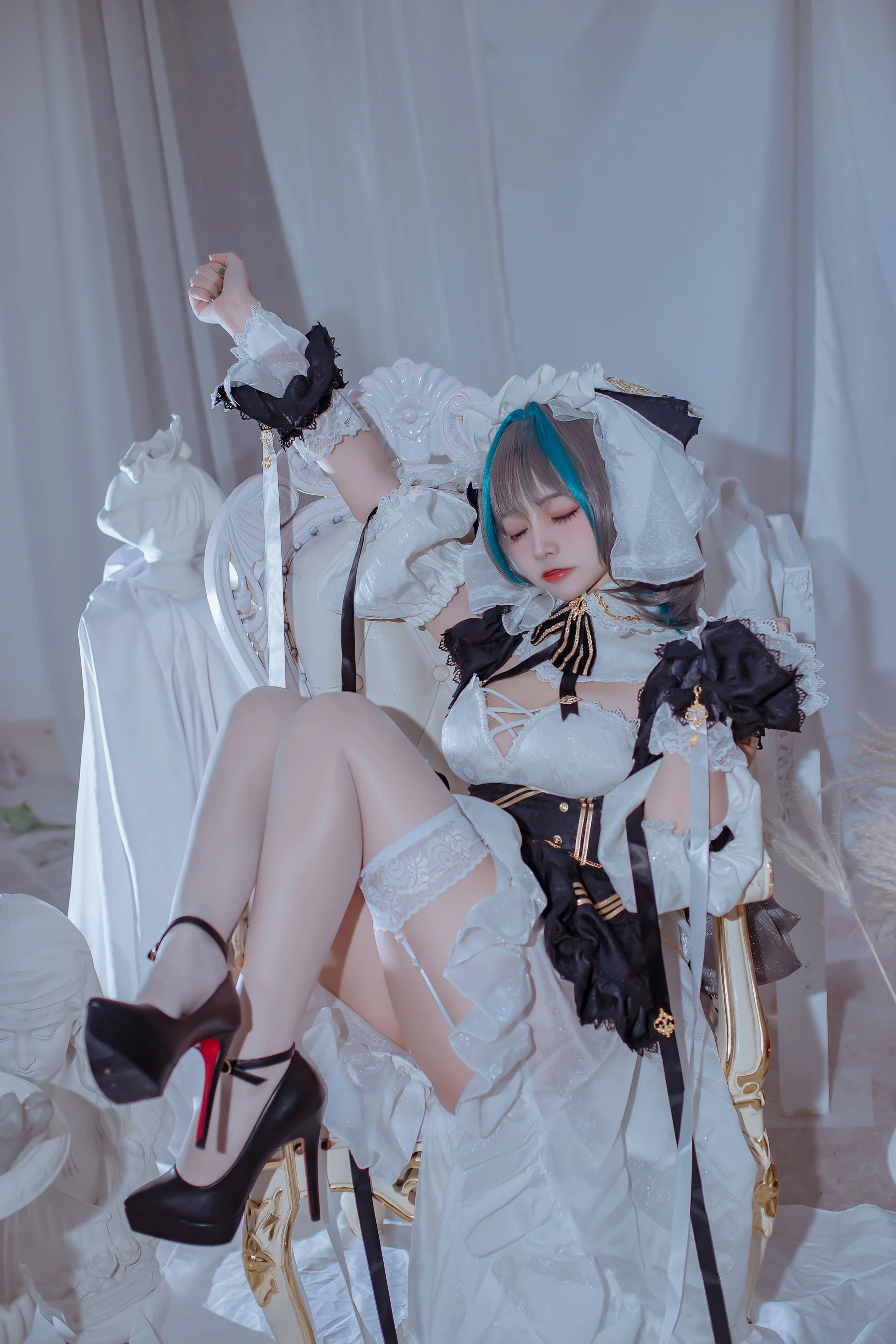 人气Coser二佐Nisa – 碧蓝柴郡插图5