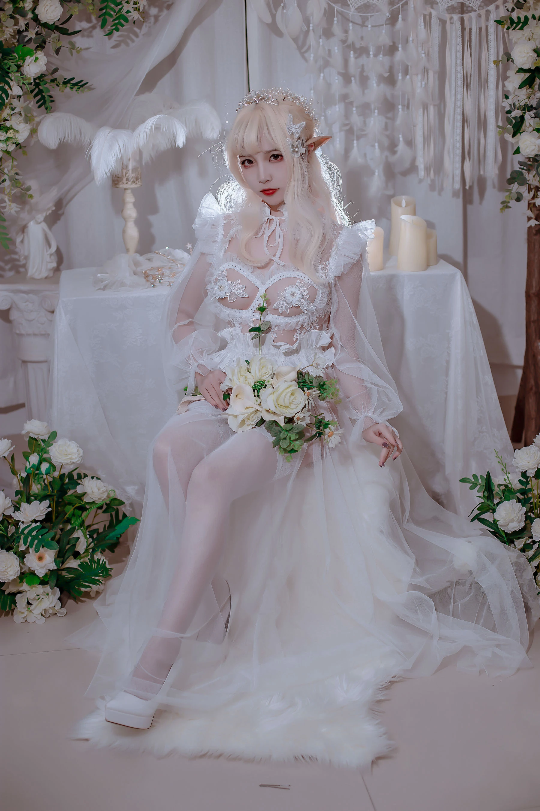 人气Coser二佐Nisa – 精灵公主插图6