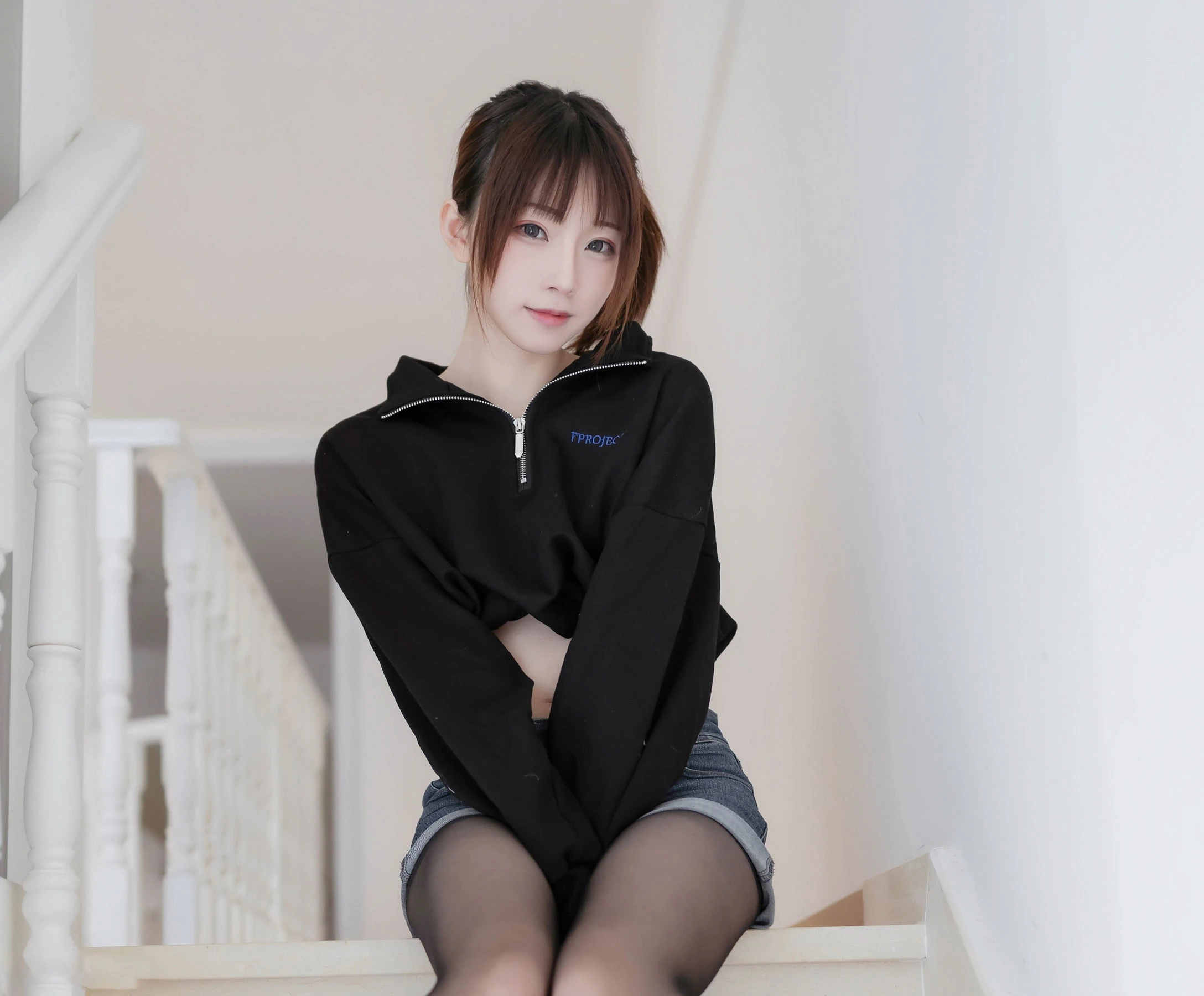 动漫博主Kitaro_绮太郎 – 单马尾女孩插图3