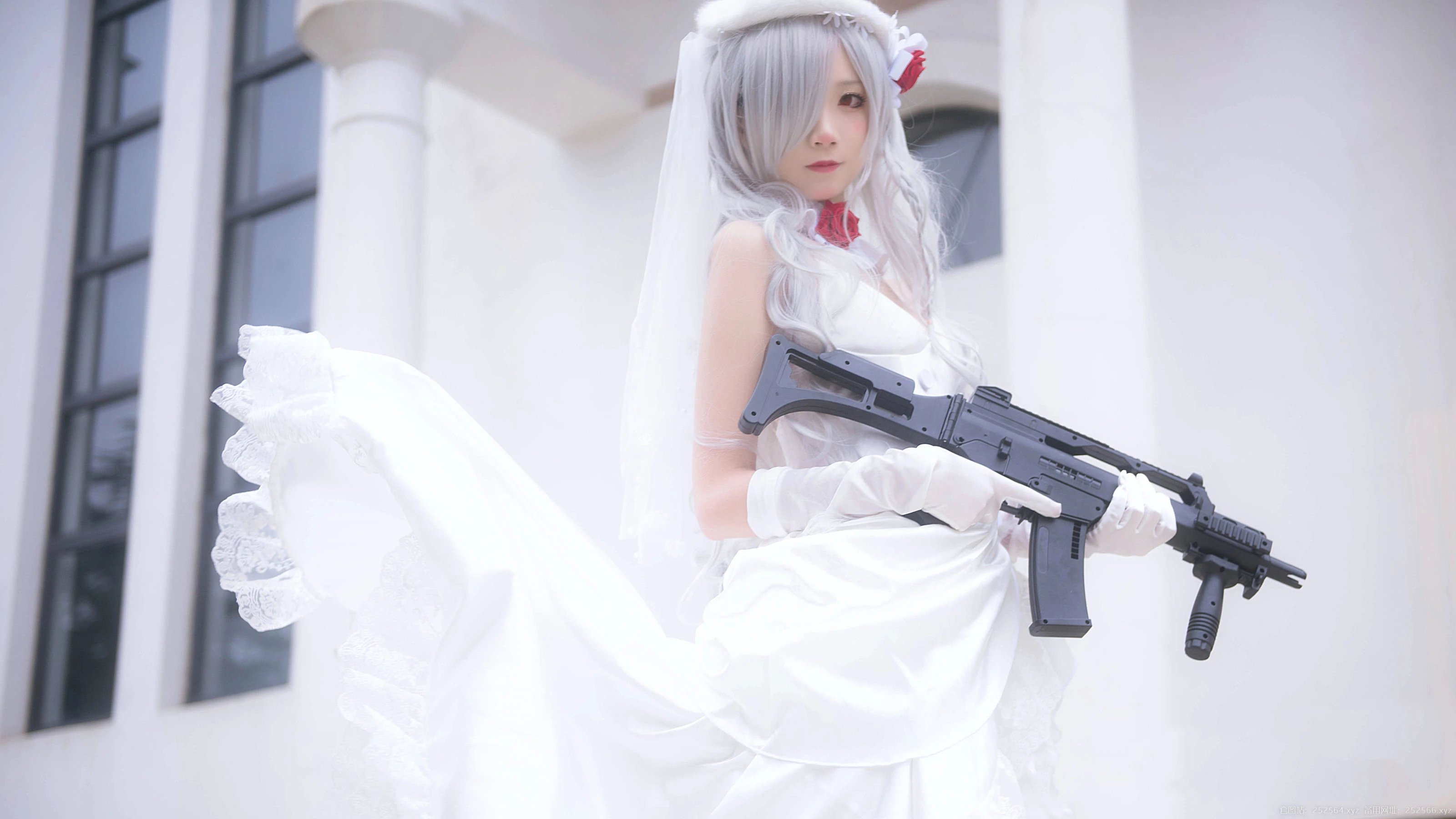 清纯少女五更百鬼 – 婚纱插图7