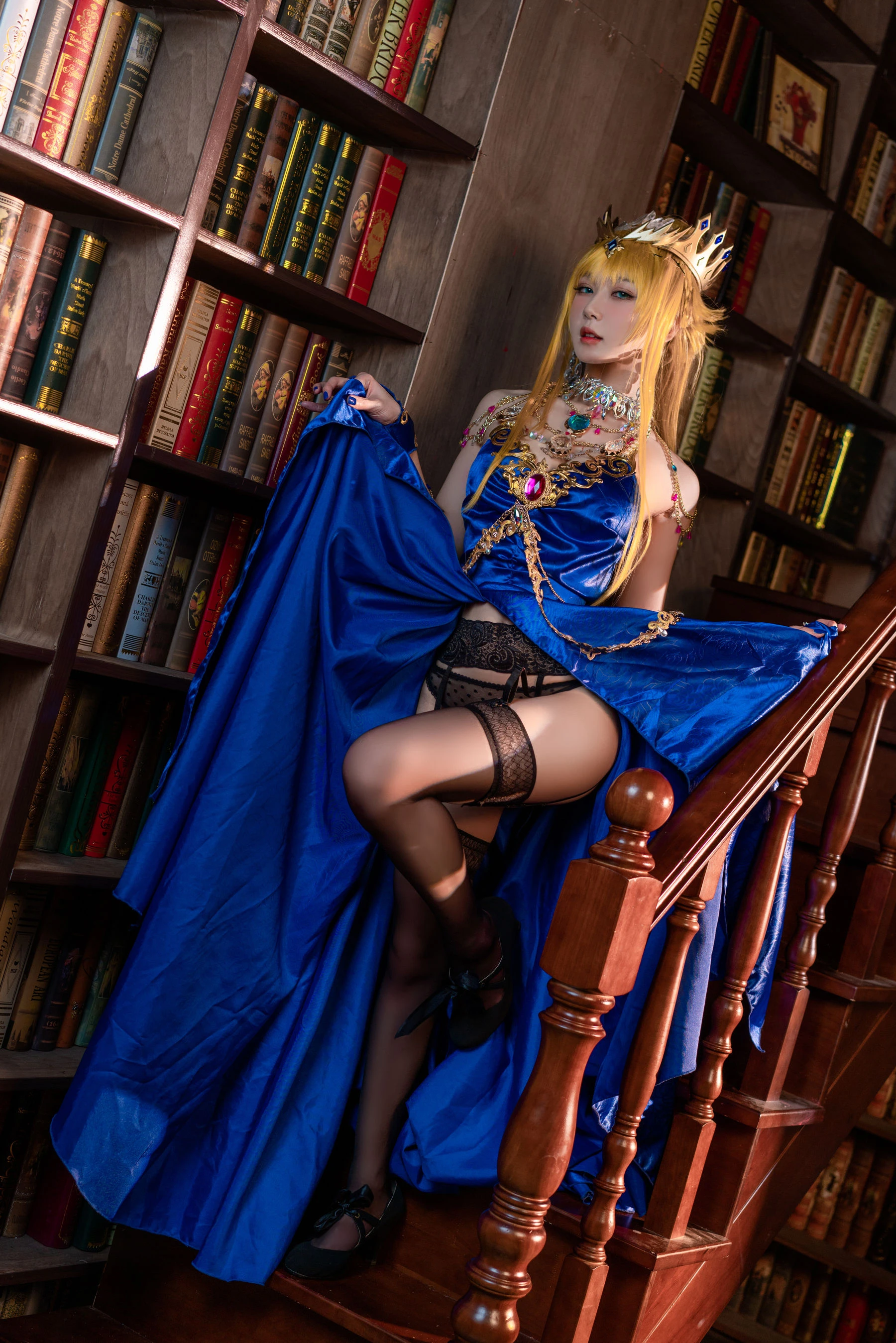 动漫博主阿包也是兔娘 – 白枪呆同人睡衣插图3