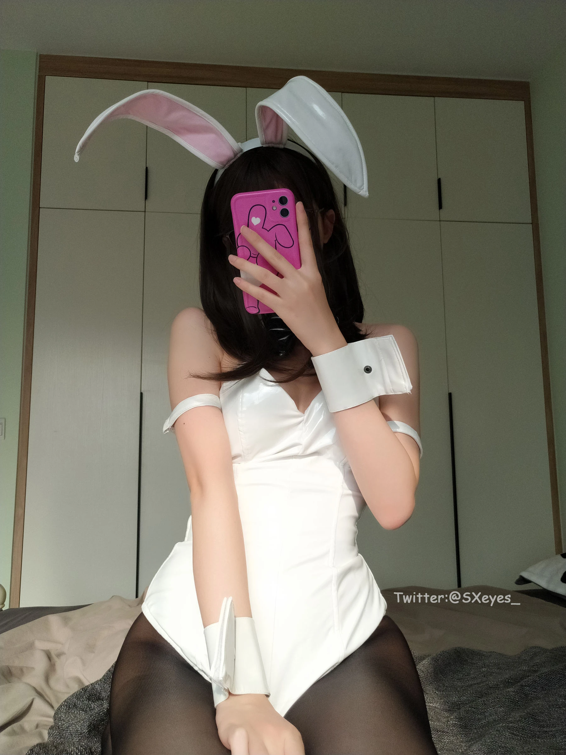 萌妹子眼酱大魔王w – 黑丝兔女郎插图6